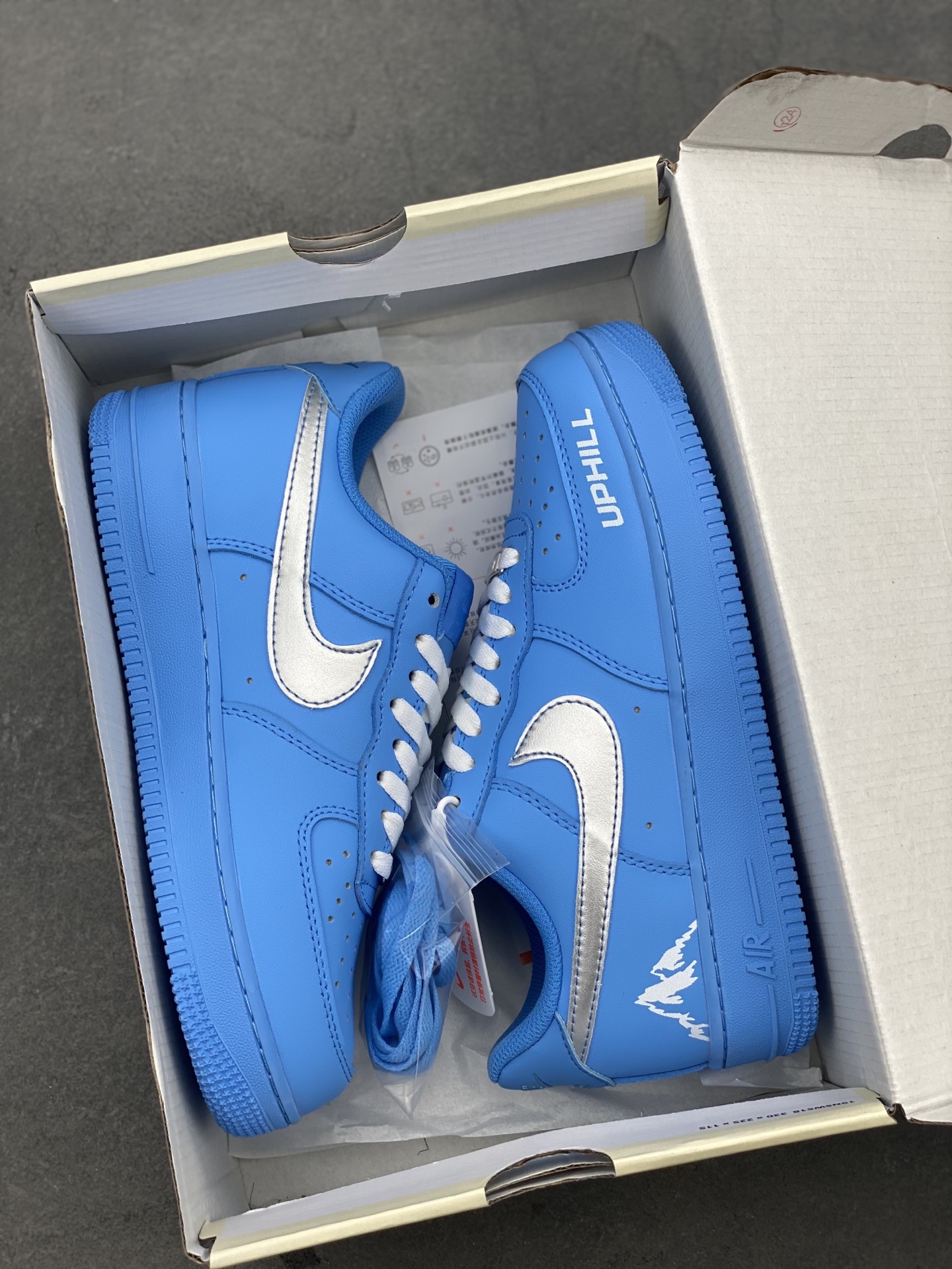 Nike Air Force 1 '07 Low Blue Uphill Sneakers Limited Edition - Size 36-45 10 i1745437306964 8291 0 8