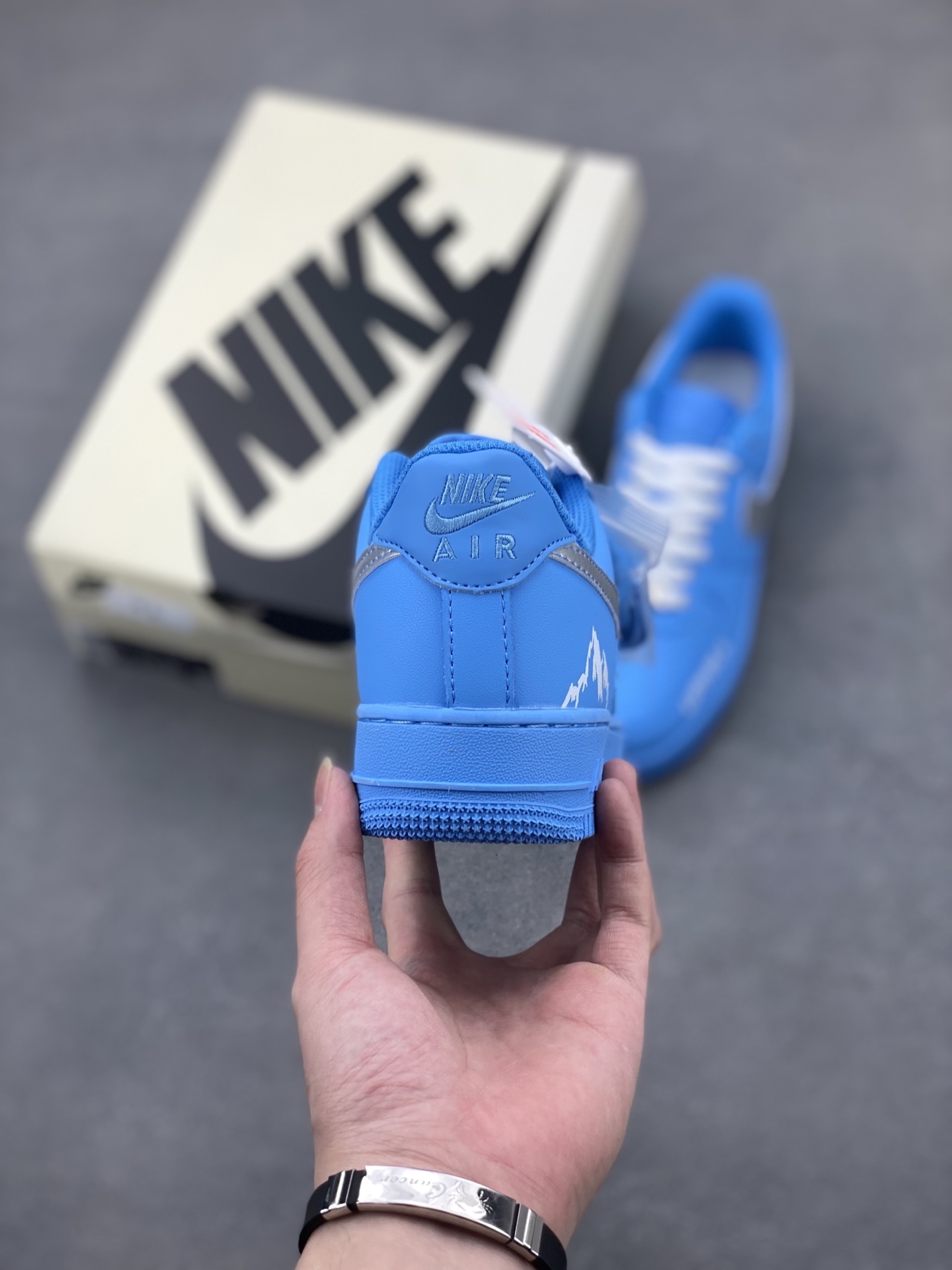 Nike Air Force 1 '07 Low Blue Uphill Sneakers Limited Edition - Size 36-45 5 i1745437307830 2494 0 3