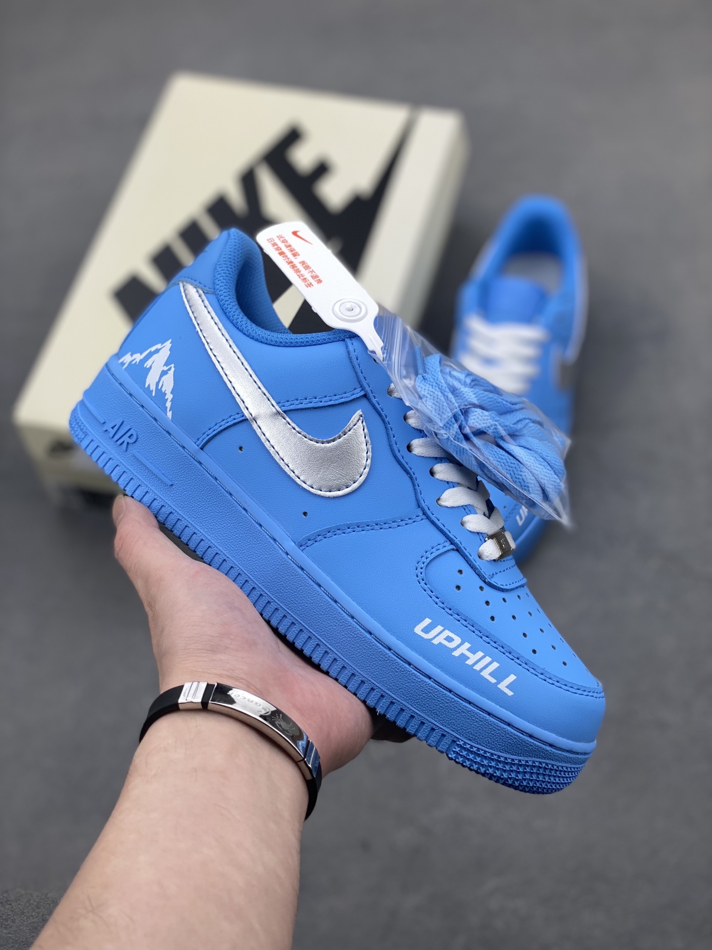 Nike Air Force 1 '07 Low Blue Uphill Sneakers Limited Edition - Size 36-45 2 i1745437312355 3425 0 0