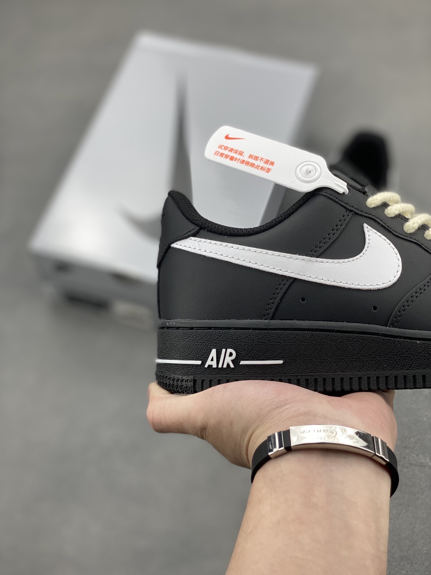 Nike Air Force 1 Low '07 Black White Rope Casual Sneakers 6 i1745607700472 341 0 4
