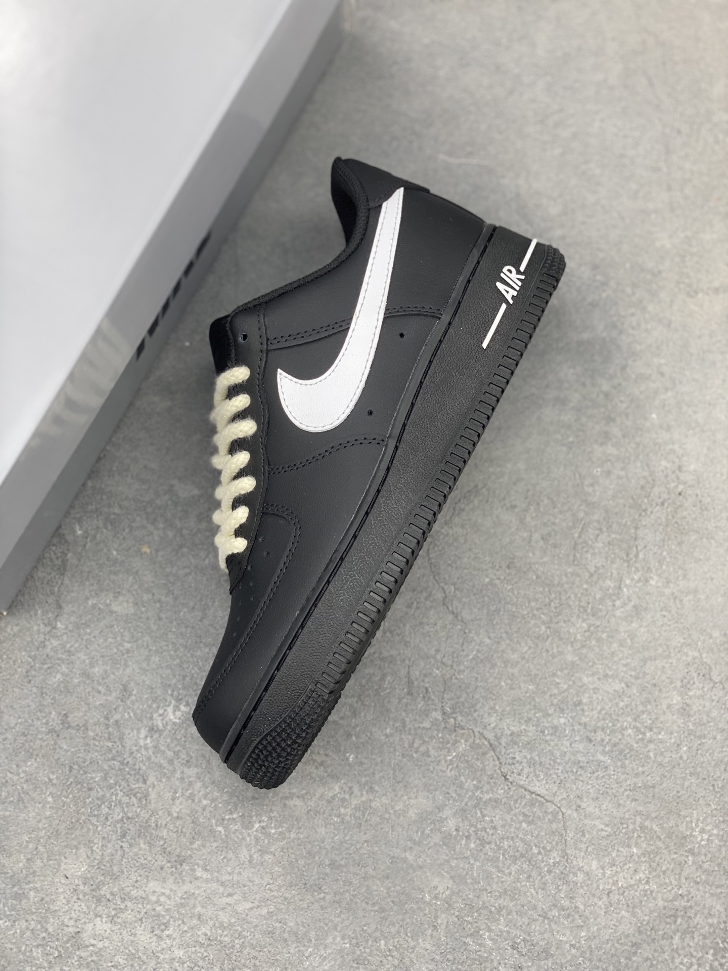 Nike Air Force 1 Low '07 Black White Rope Casual Sneakers 8 i1745607700472 6348 0 6