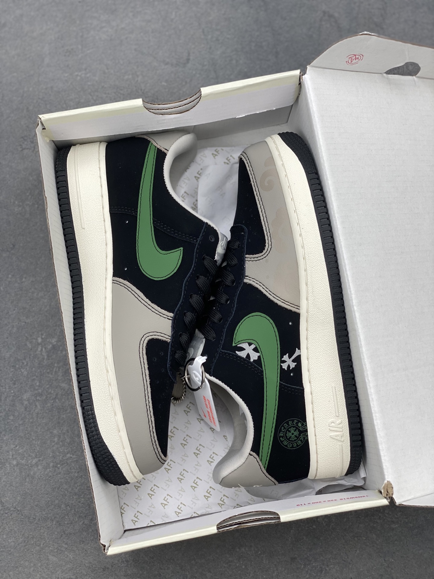 Nike Air Force 1 '07 Low Chrome Hearts Black Green Casual Shoes 10 i1745607763197 3847 0 8