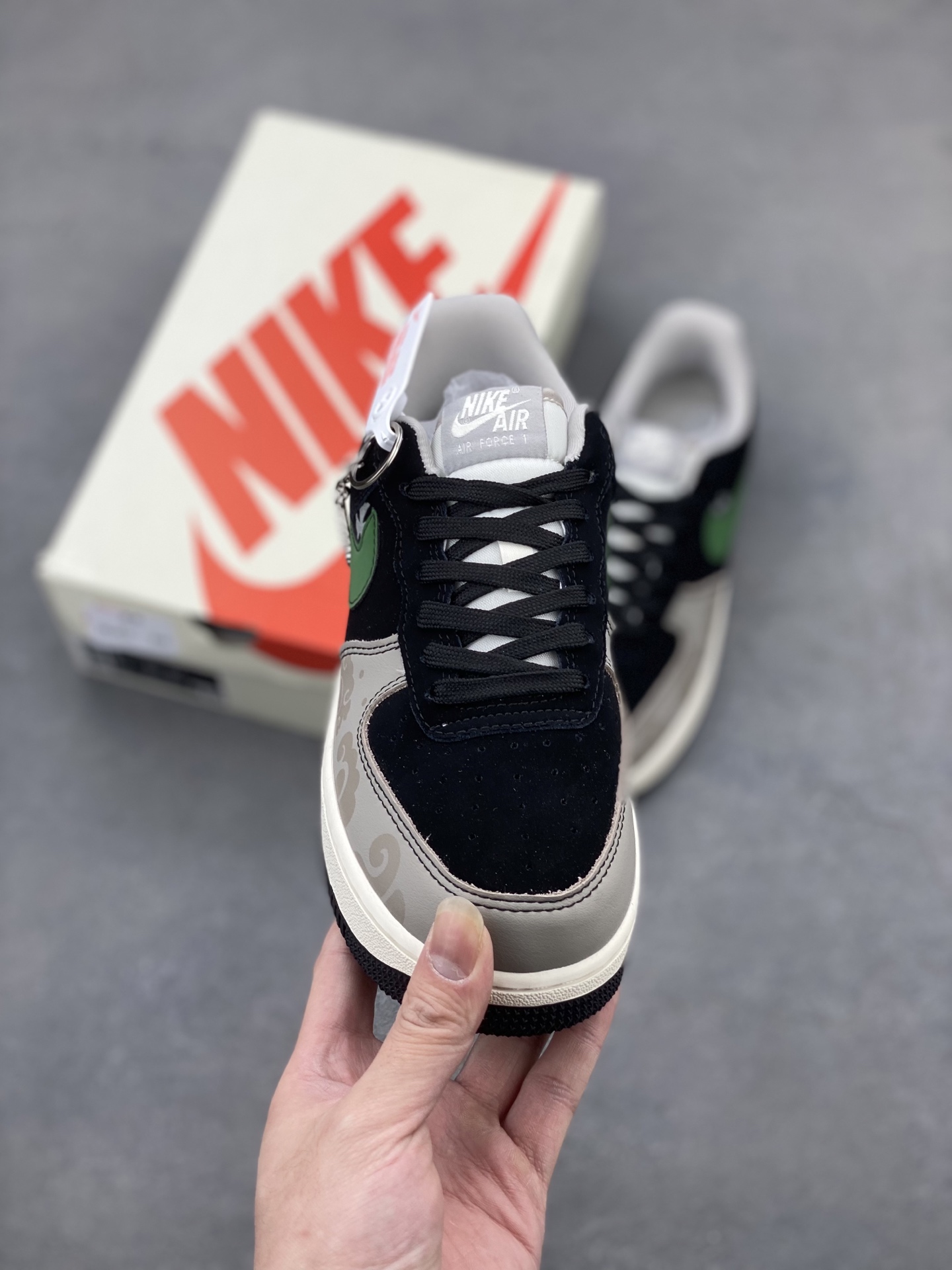 Nike Air Force 1 '07 Low Chrome Hearts Black Green Casual Shoes 3 i1745607763396 8806 0 1