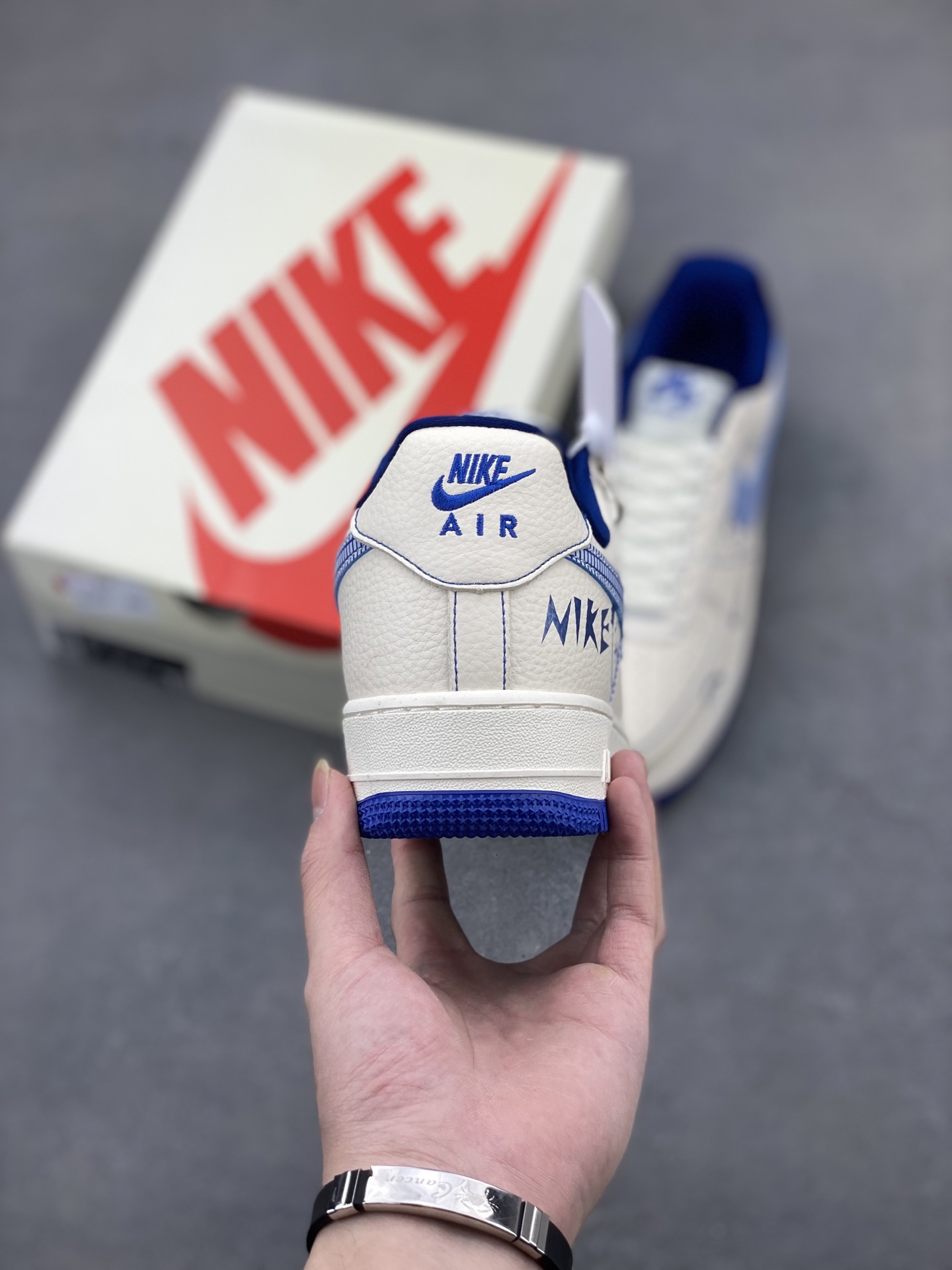 Nike Air Force 1 '07 Low 'Blue Line Ghost Face' Limited Edition Sneakers 5 i1745608081170 153 0 3