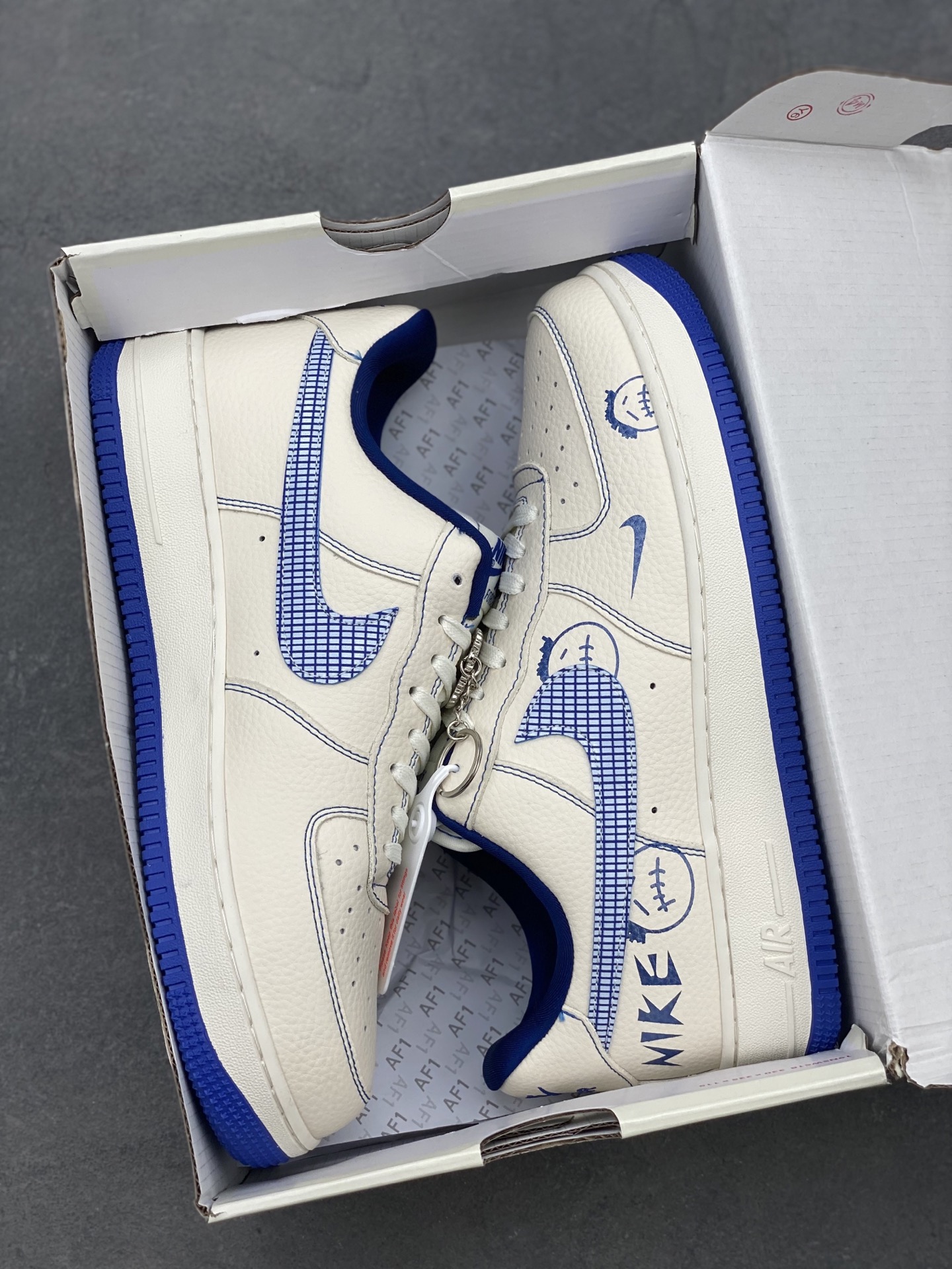 Nike Air Force 1 '07 Low 'Blue Line Ghost Face' Limited Edition Sneakers 10 i1745608084211 8090 0 8