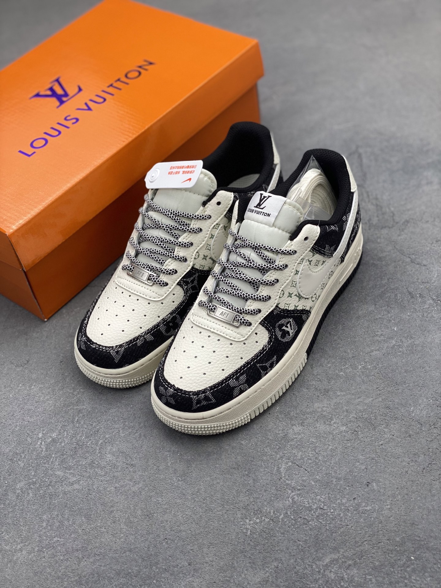 Nike Air Force 1 '07 Low Louis Vuitton Denim Sneakers - Limited Edition 9 i1745608252001 2391 0 7