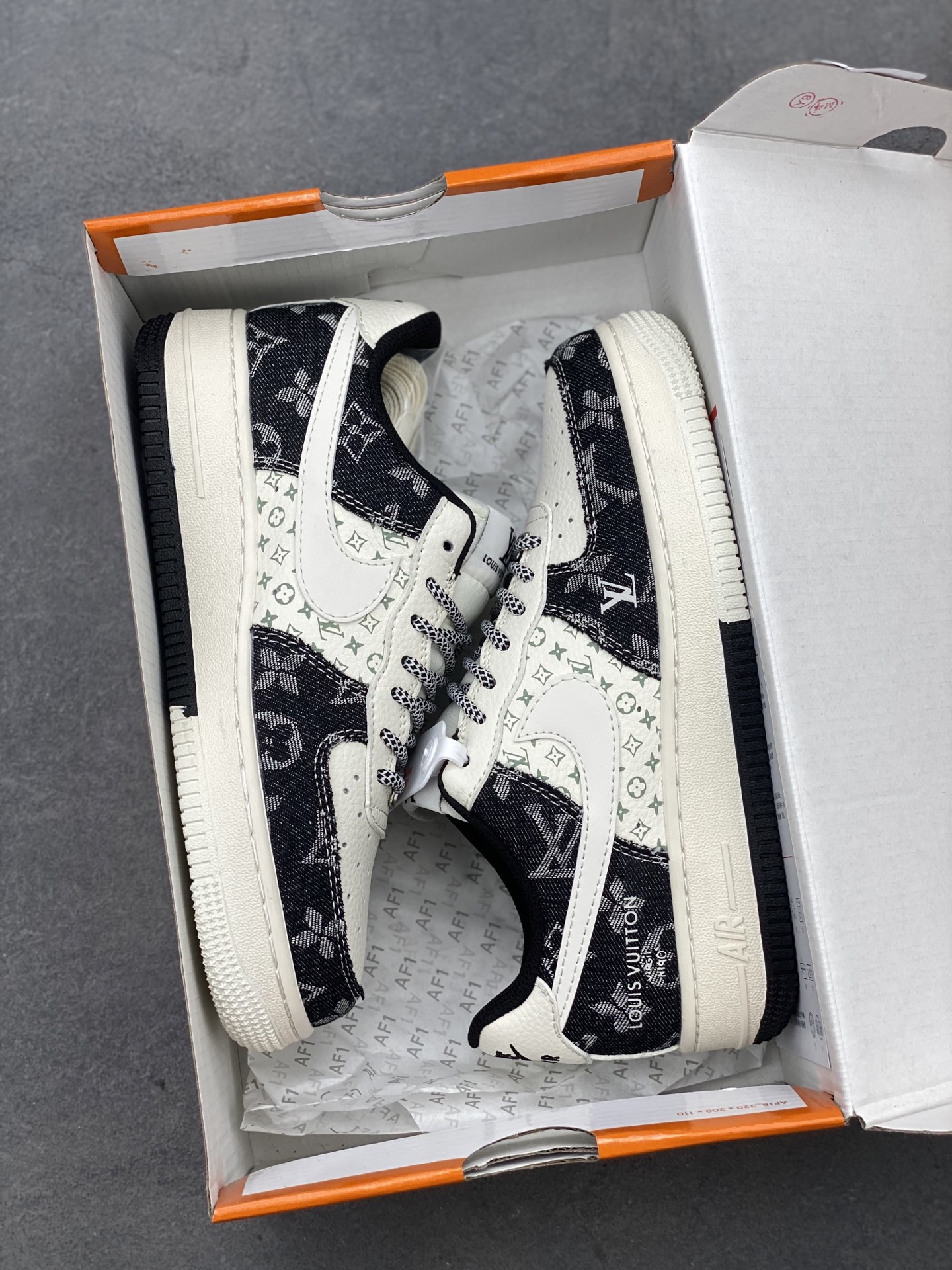 Nike Air Force 1 '07 Low Louis Vuitton Denim Sneakers - Limited Edition 10 i1745608255451 6585 0 8