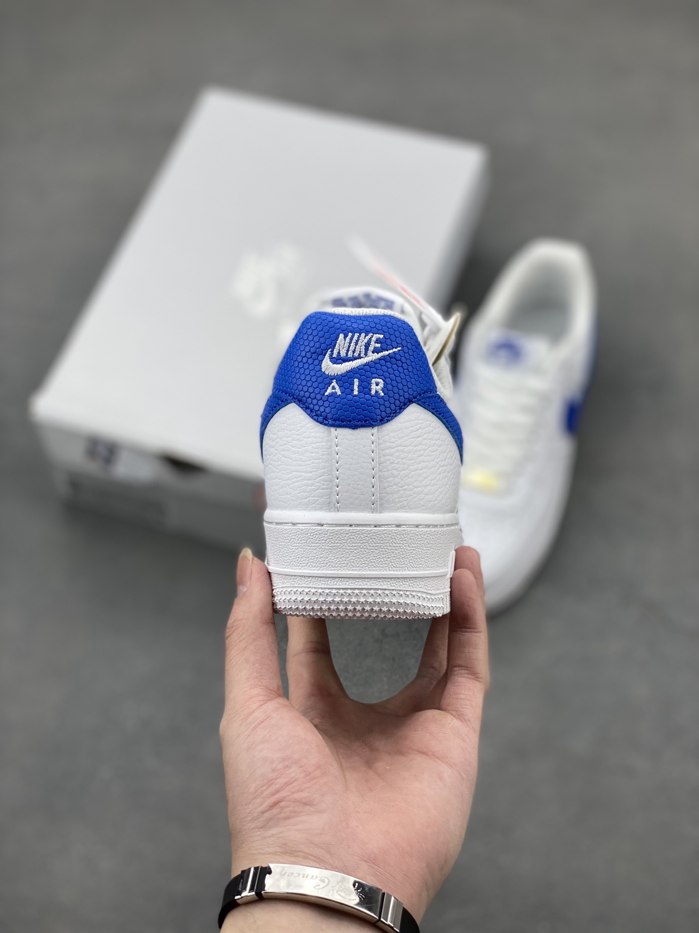 Nike Air Force 1 Low White Blue Leather Sneakers DM2845-100 5 i1745608477338 5465 0 3