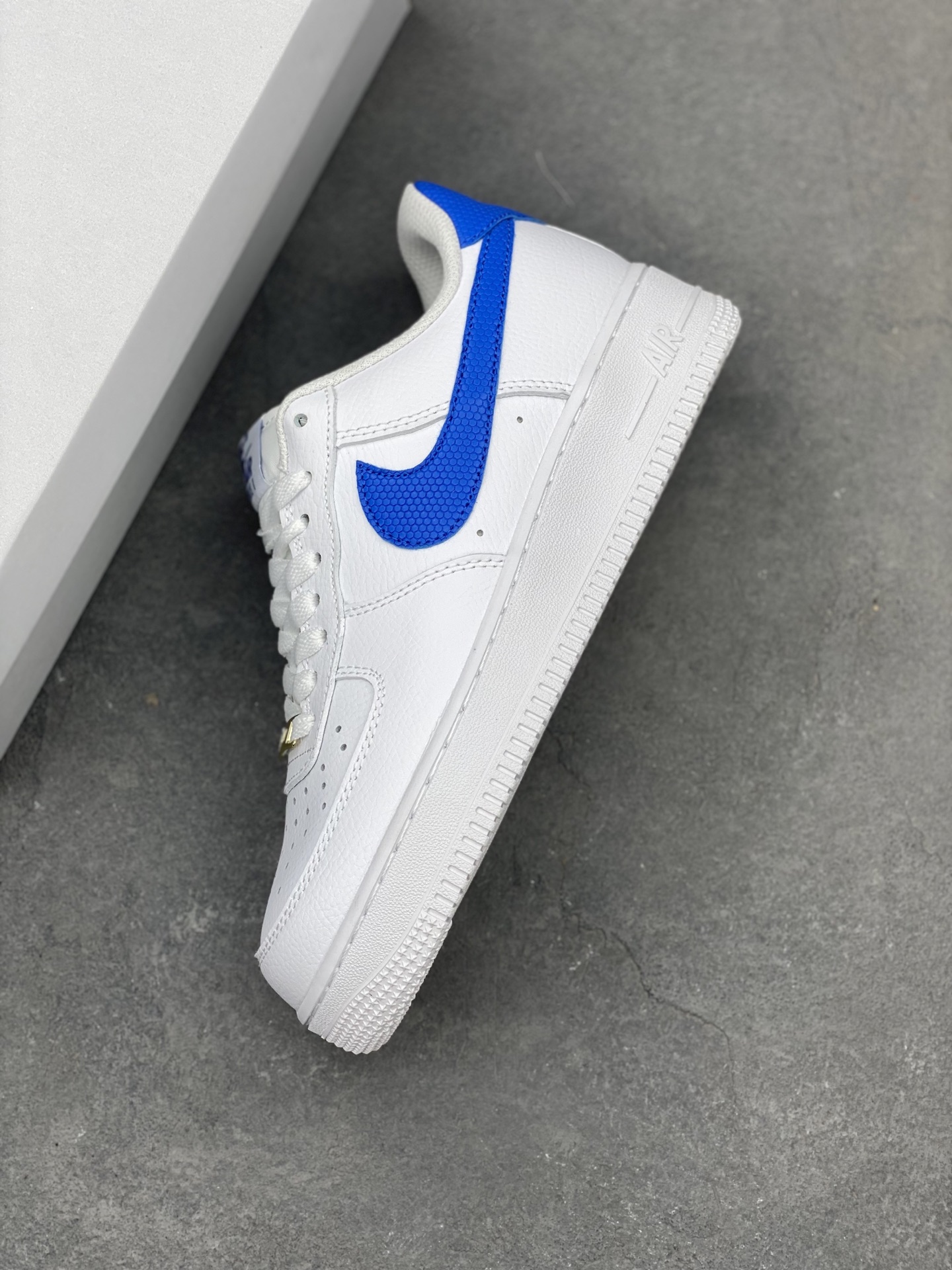 Nike Air Force 1 Low White Blue Leather Sneakers DM2845-100 8 i1745608477354 2069 0 6