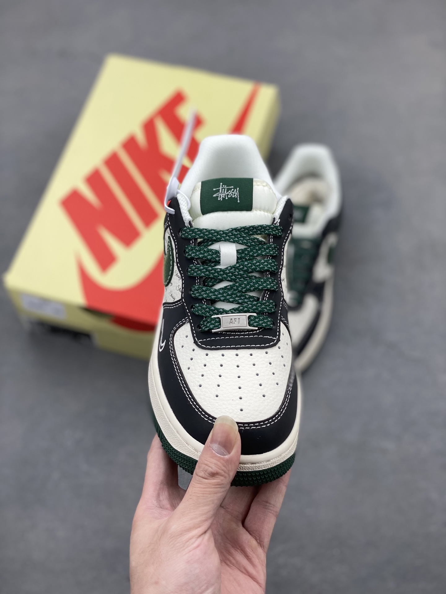 Nike Air Force 1 '07 Low Stussy Collab Black Green, Limited Edition 3 i1745695524072 58 0 1