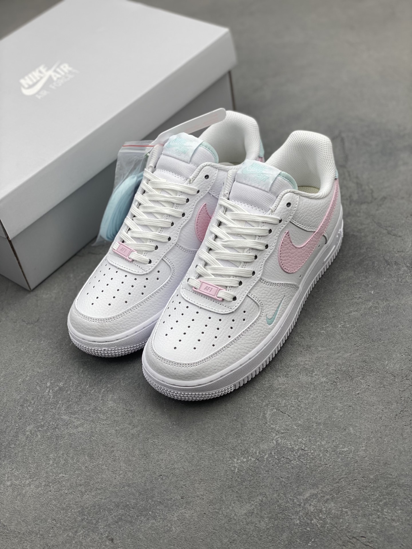 Nike Air Force 1 Low White Pink Blue IH0640-161, Lifetime Warranty 9 i1745951453195 6866 0 7