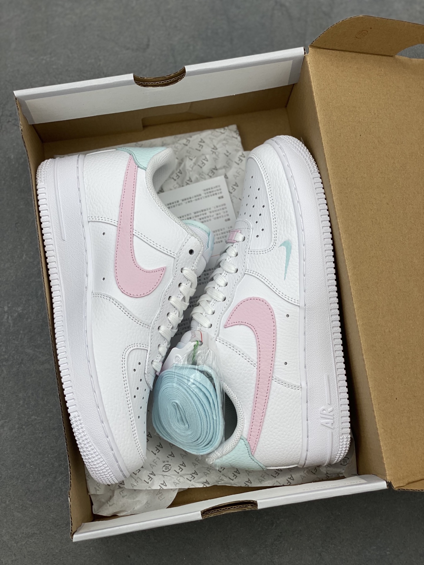 Nike Air Force 1 Low White Pink Blue IH0640-161, Lifetime Warranty 10 i1745951465774 7982 0 8