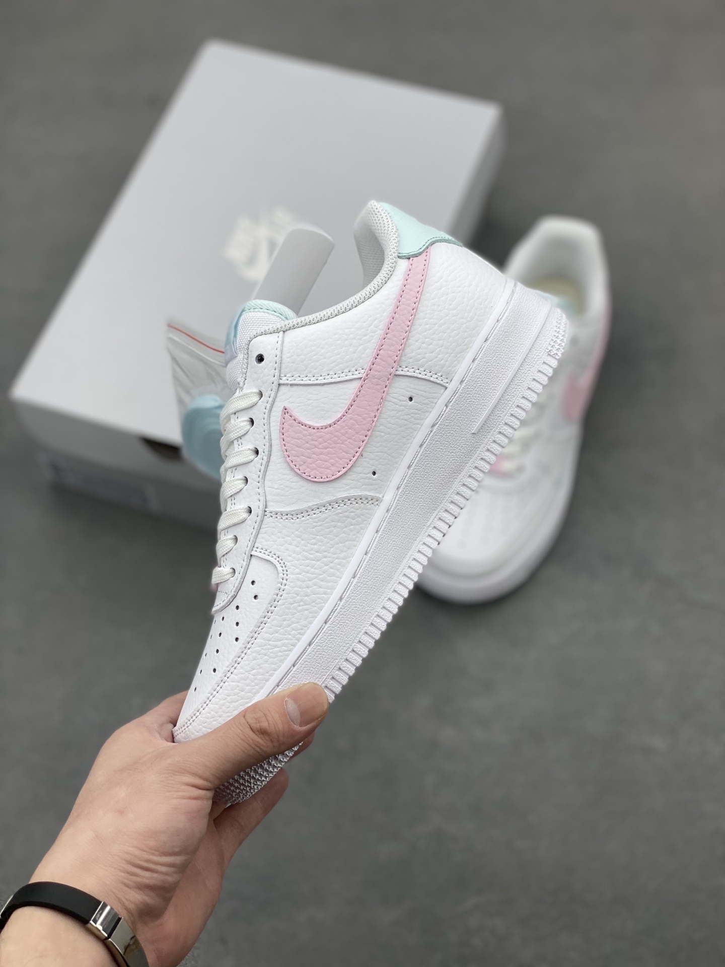 Nike Air Force 1 Low White Pink Blue IH0640-161, Lifetime Warranty 4 i1745951466638 5678 0 2