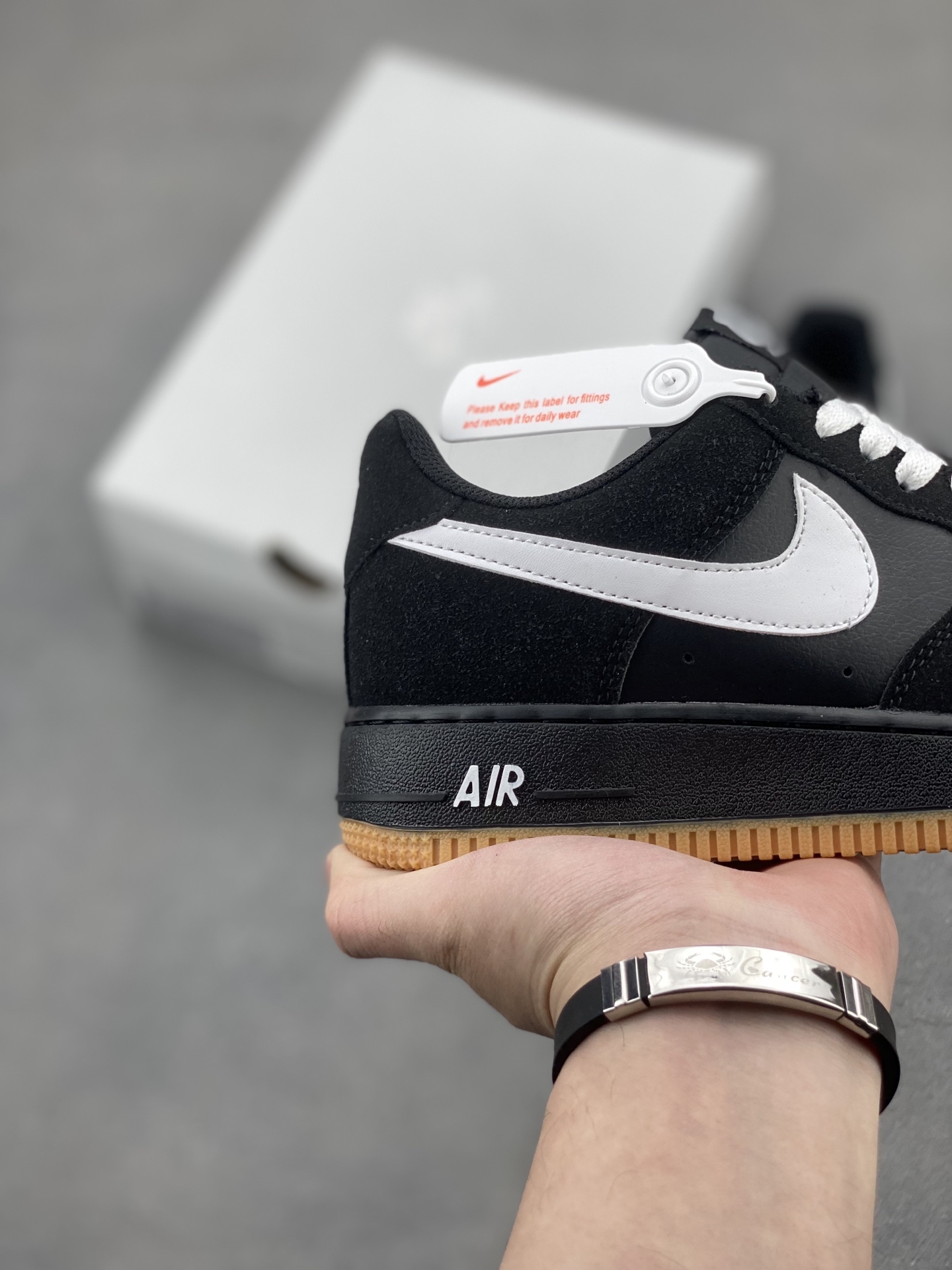 Nike Air Force 1 '07 Low Black/White Casual Shoes IB6388-001 6 i1746386351122 8003 0 4