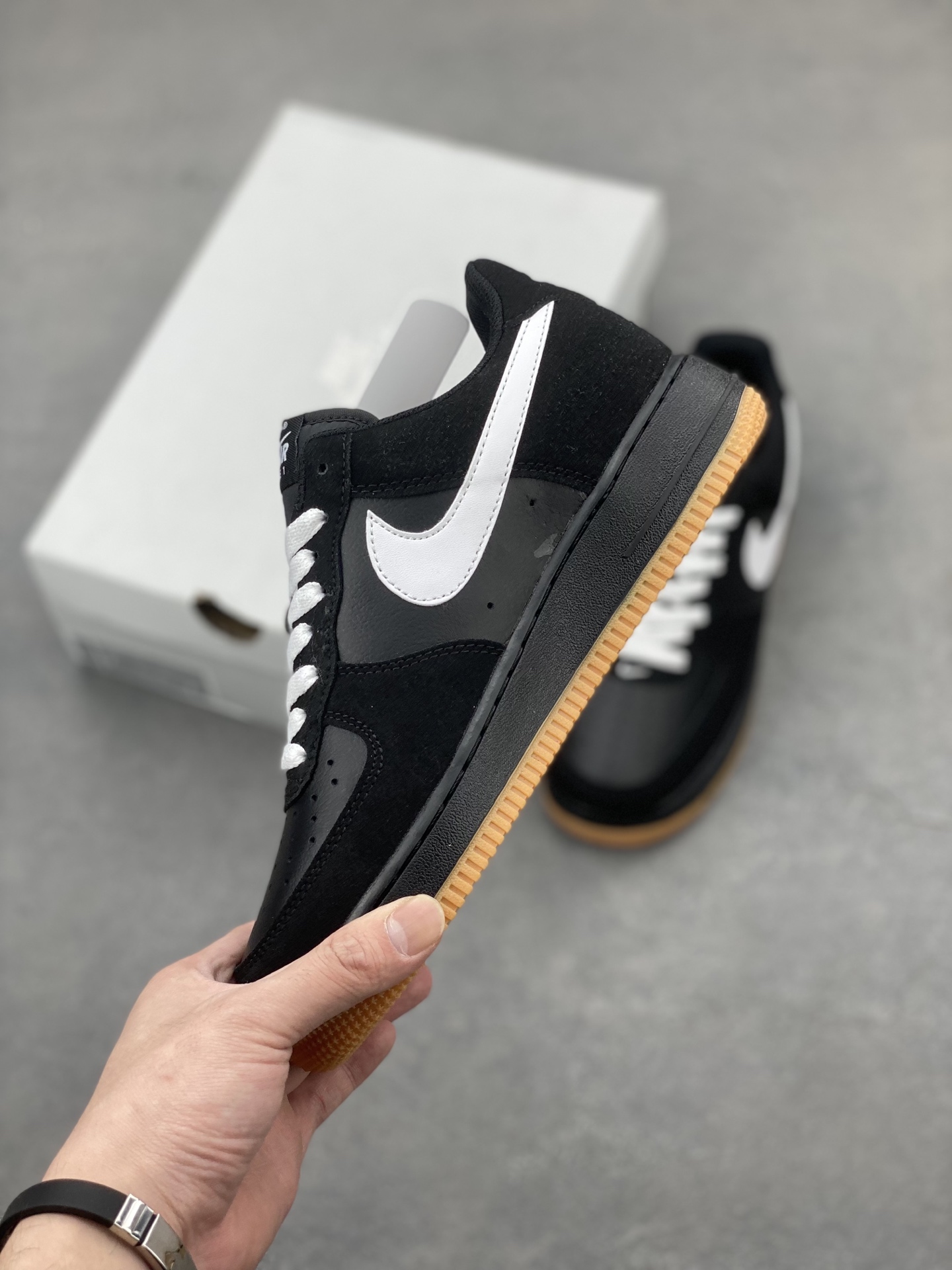 Nike Air Force 1 '07 Low Black/White Casual Shoes IB6388-001 4 i1746386363545 3573 0 2