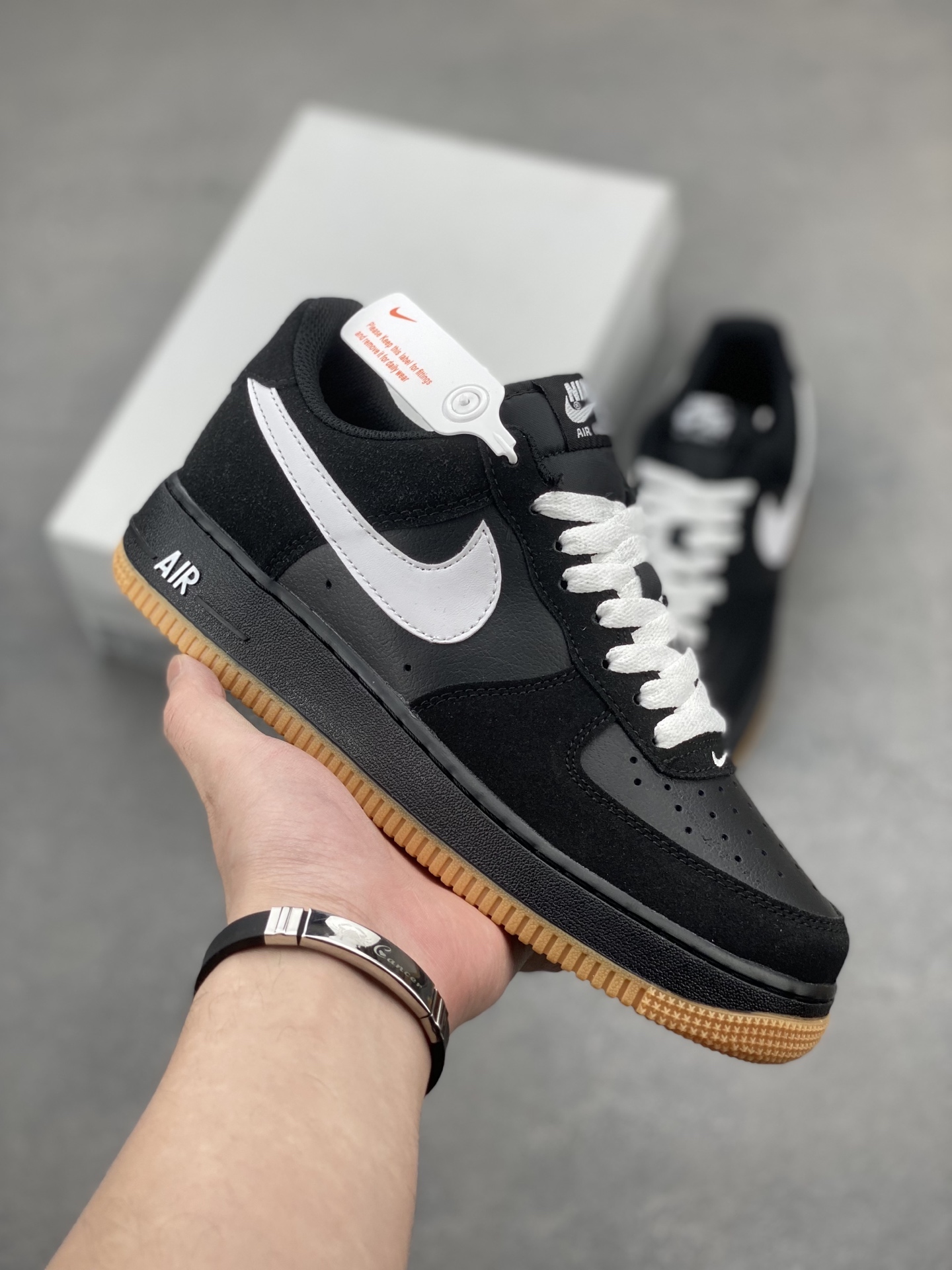 Nike Air Force 1 '07 Low Black/White Casual Shoes IB6388-001 2 i1746386363553 7484 0 0