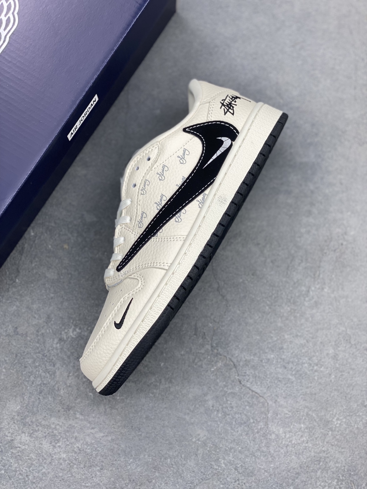 Nike Air Jordan 1 Low x Travis Scott x Stussy 'White Black' Sneakers 7 i1746737744337 9297 0 6