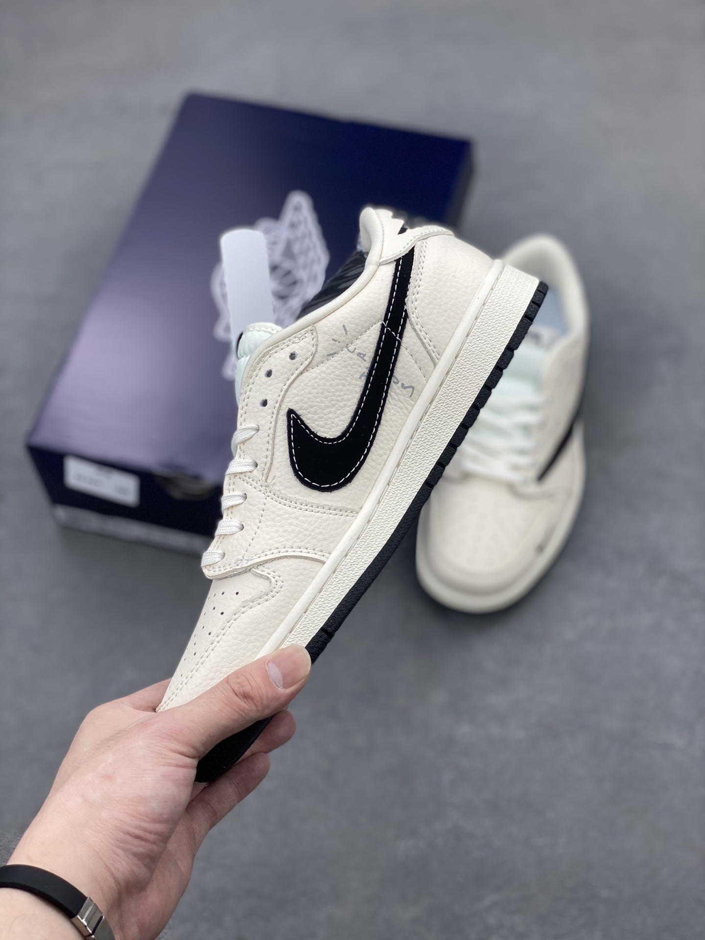Nike Air Jordan 1 Low x Travis Scott x Stussy 'White Black' Sneakers 3 i1746737745256 90 0 2