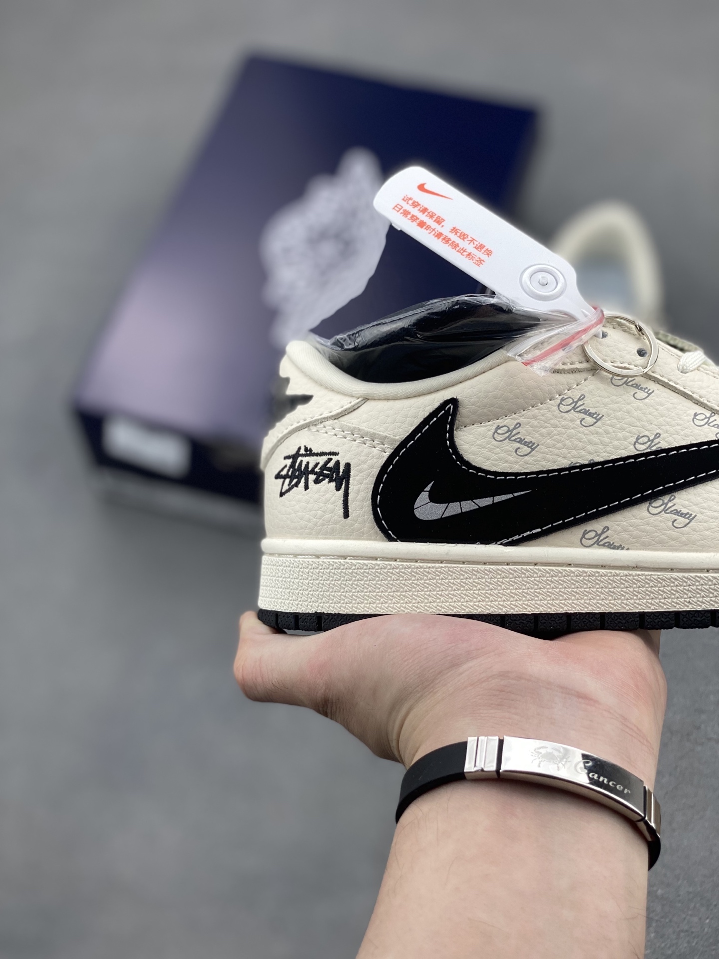 Nike Air Jordan 1 Low x Travis Scott x Stussy 'White Black' Sneakers 5 i1746737745260 9879 0 4