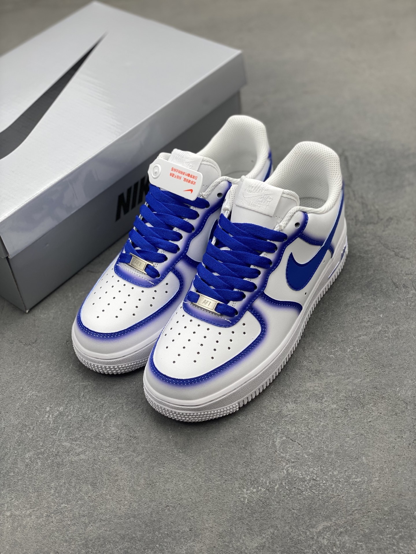 Nike Air Force 1 Low ‘07 Blue Planet Custom Sneakers with Full Air Cushion 9 i1746815292258 4997 0 7
