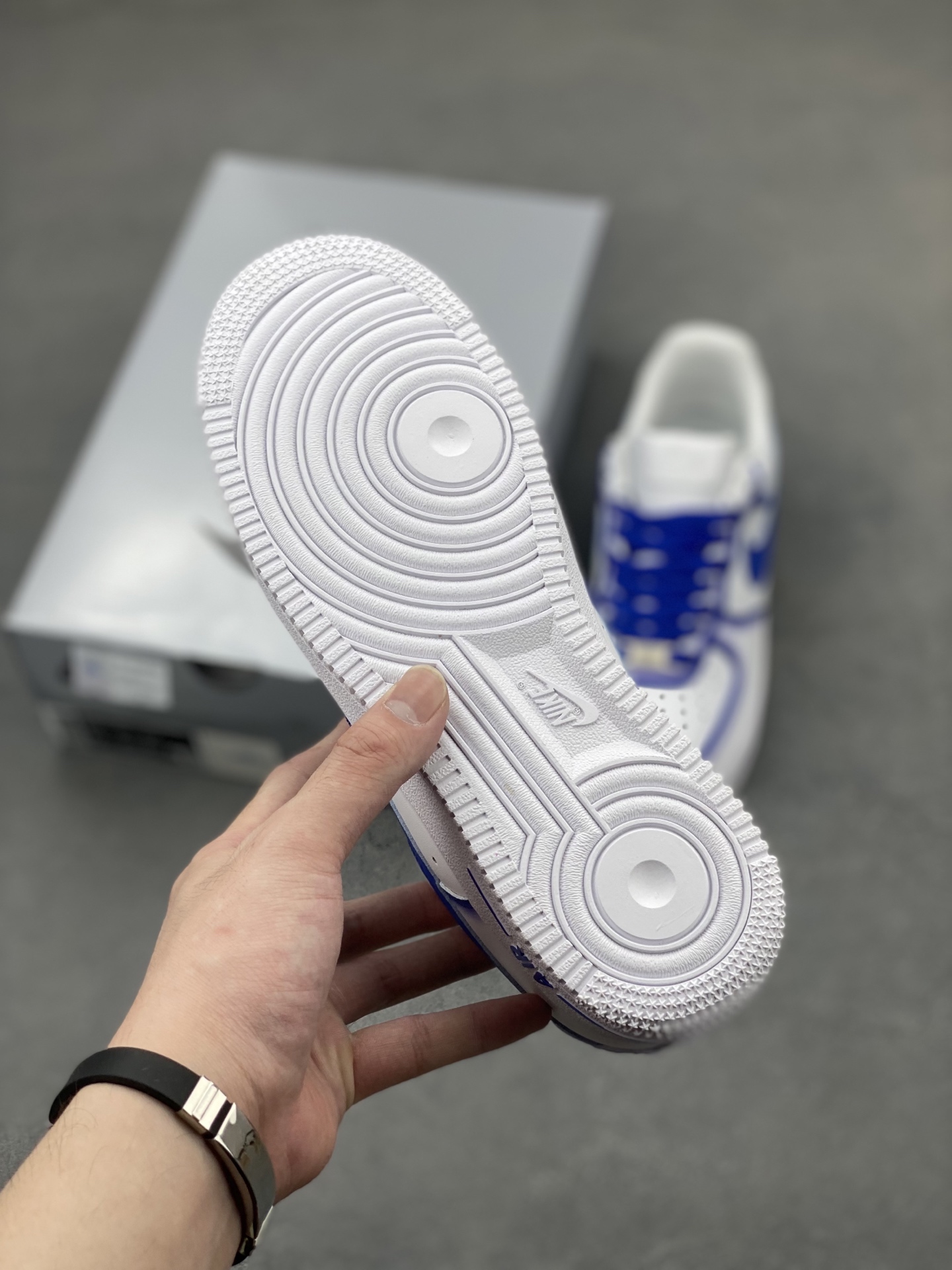 Nike Air Force 1 Low ‘07 Blue Planet Custom Sneakers with Full Air Cushion 7 i1746815299520 8007 0 5