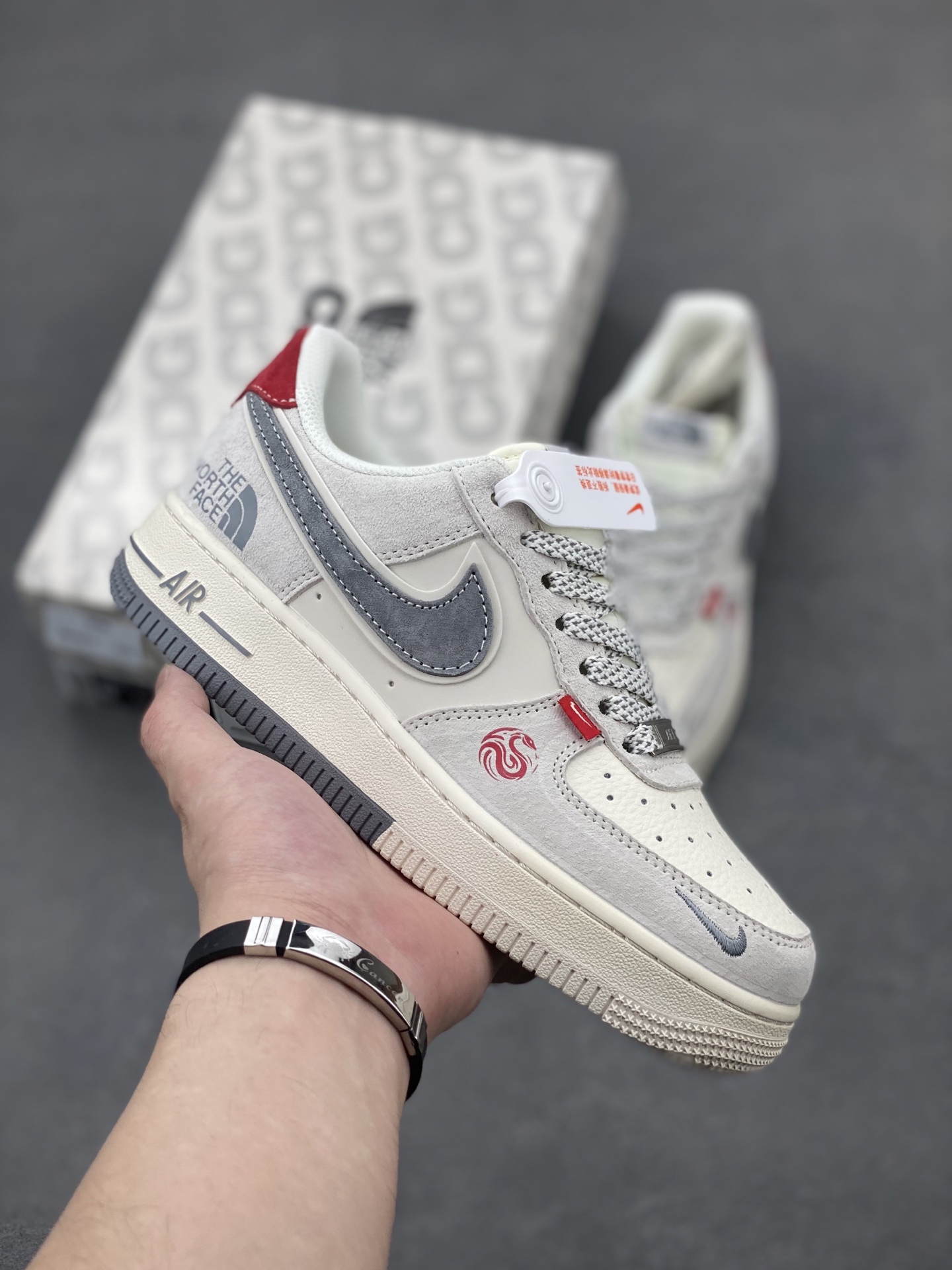 Nike Air Force 1 Low '07 Custom Sneakers - The North Face Collaboration