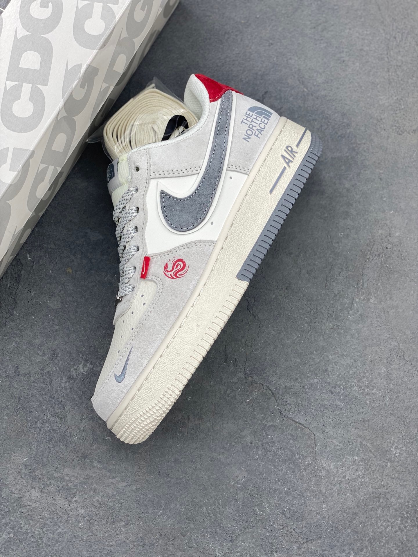 Nike Air Force 1 Low '07 Custom Sneakers - The North Face Collaboration 8 i1746815366772 9397