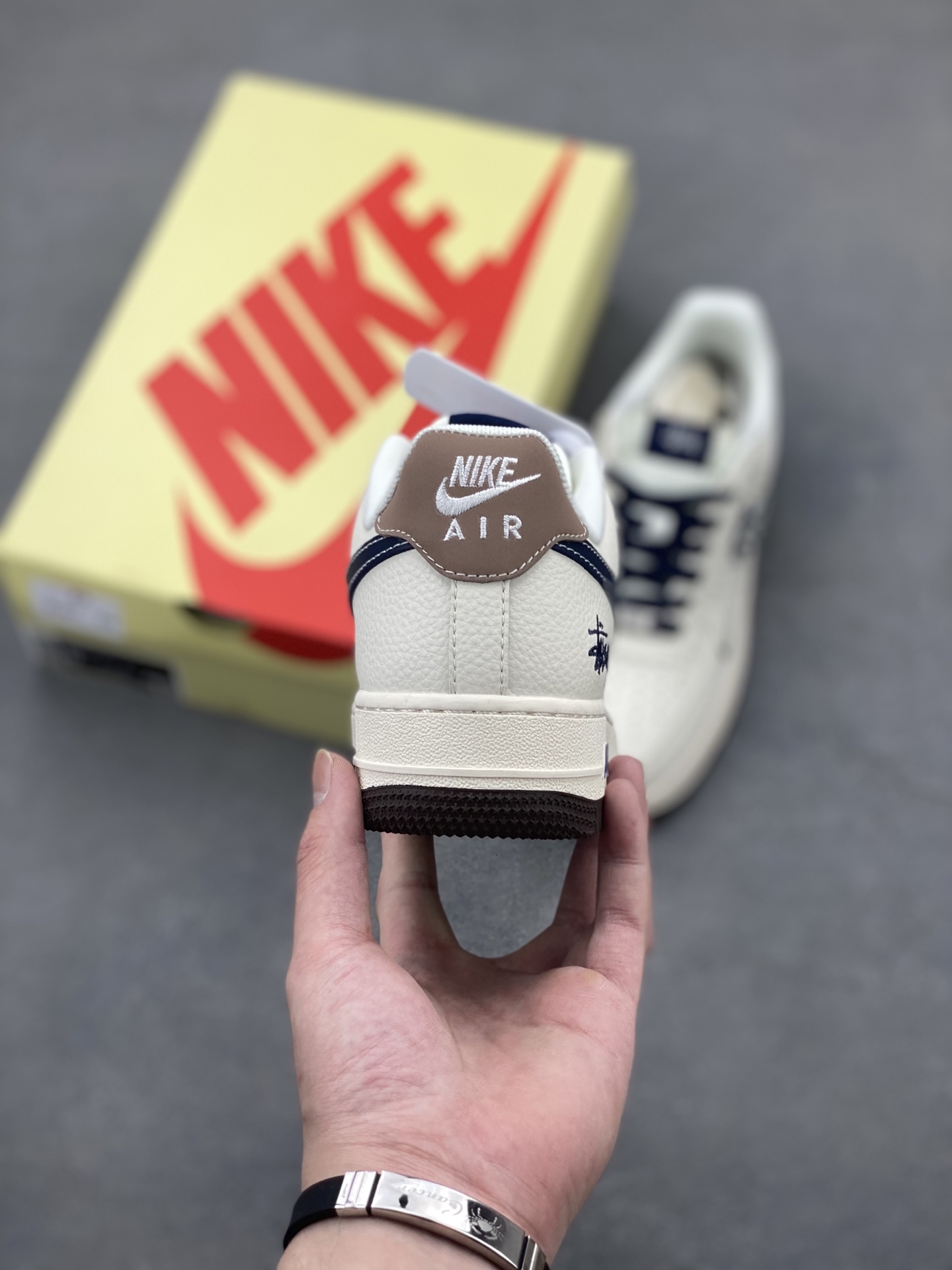 Nike Air Force 1 '07 Low x Stussy Cartoon Swoosh Casual Sneakers 5 i1746905585968 2653 0 3