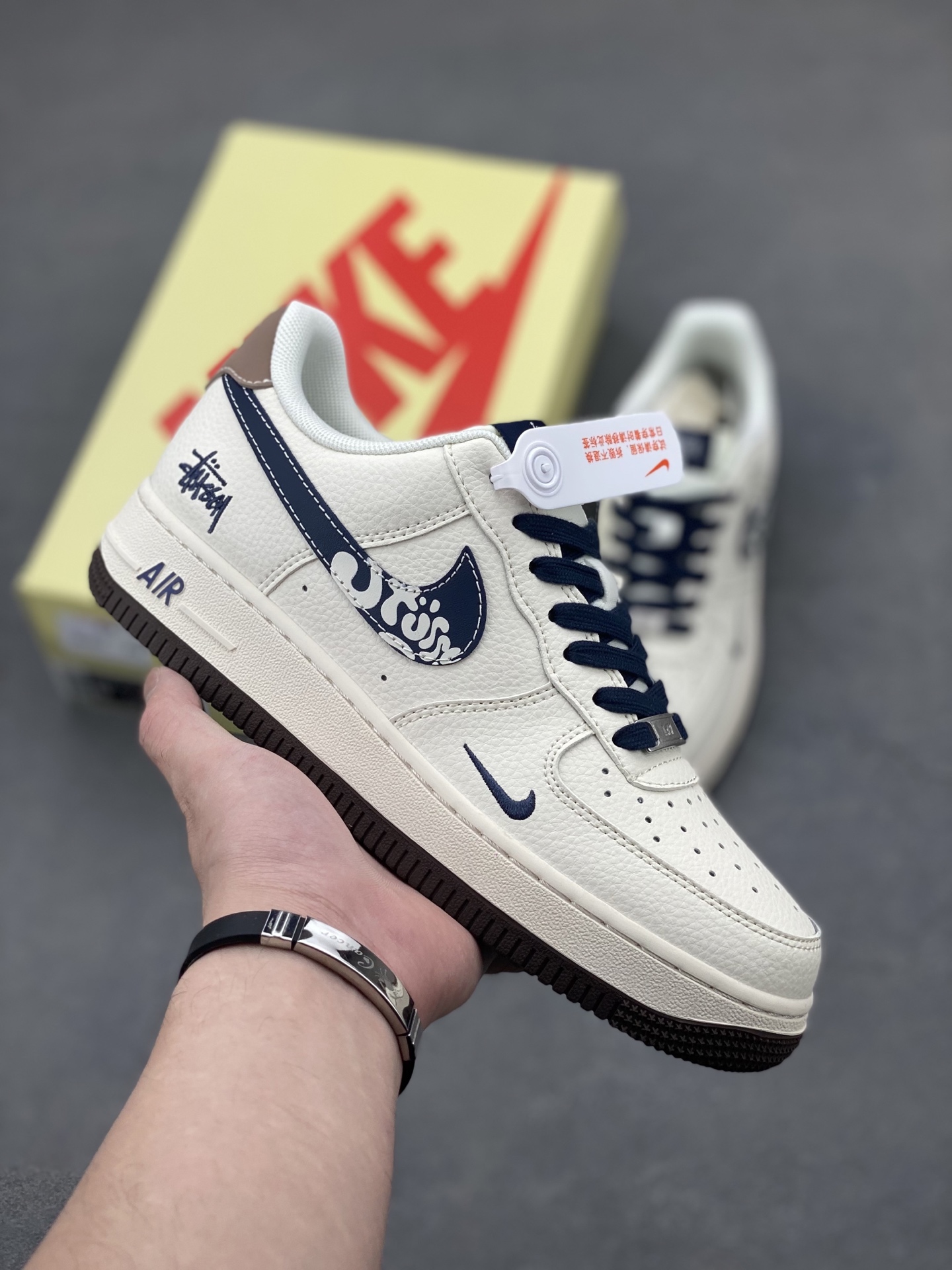 Nike Air Force 1 '07 Low x Stussy Cartoon Swoosh Casual Sneakers 2 i1746905595290 7447 0 0