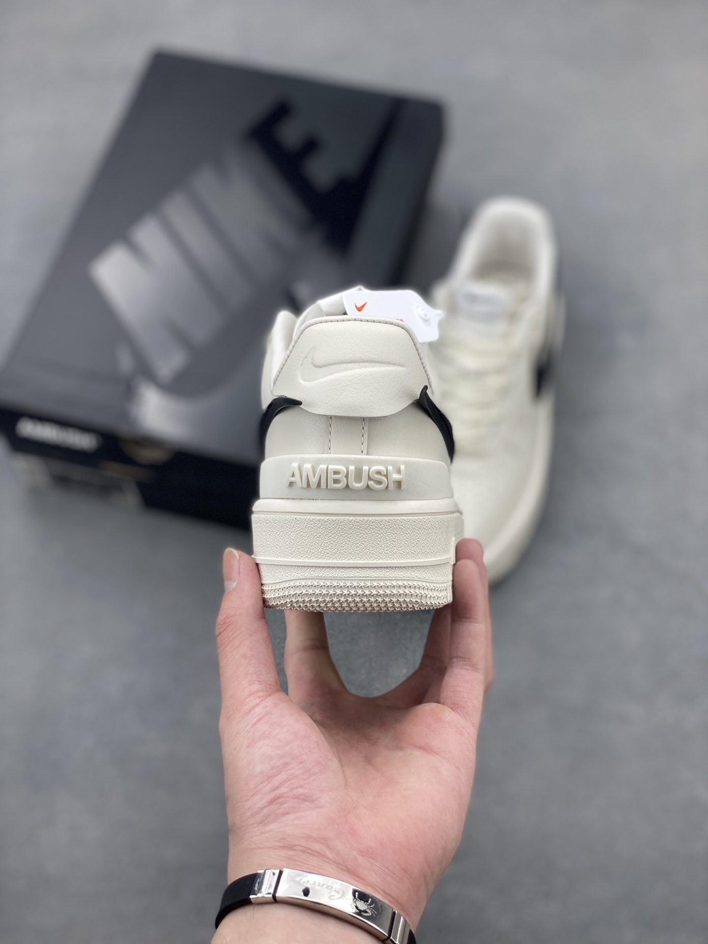 Nike Air Force 1 Low AMBUSH Cream Sneakers,Honeycomb Cushion,Unisex Style 5 i1746905778319 6828 0 3