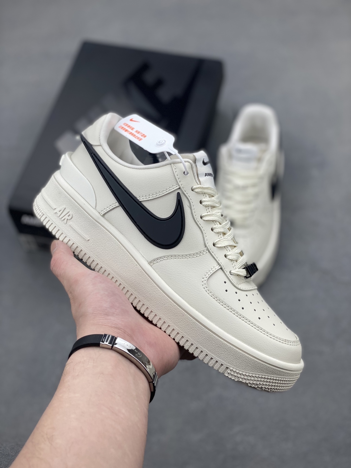 Nike Air Force 1 Low AMBUSH Cream Sneakers,Honeycomb Cushion,Unisex Style 2 i1746905778402 4407 0 0