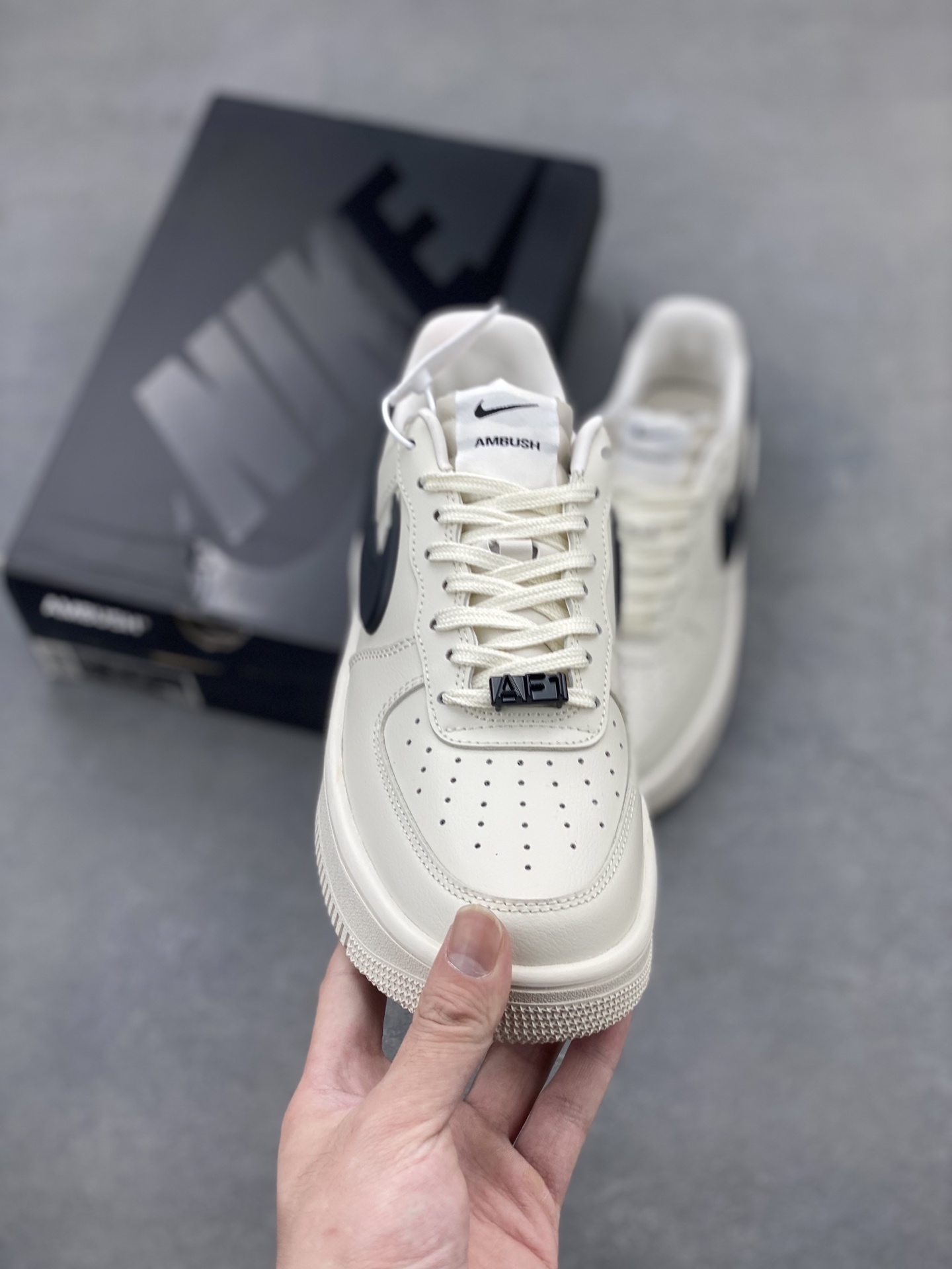 Nike Air Force 1 Low AMBUSH Cream Sneakers,Honeycomb Cushion,Unisex Style 3 i1746905794853 8539 0 1