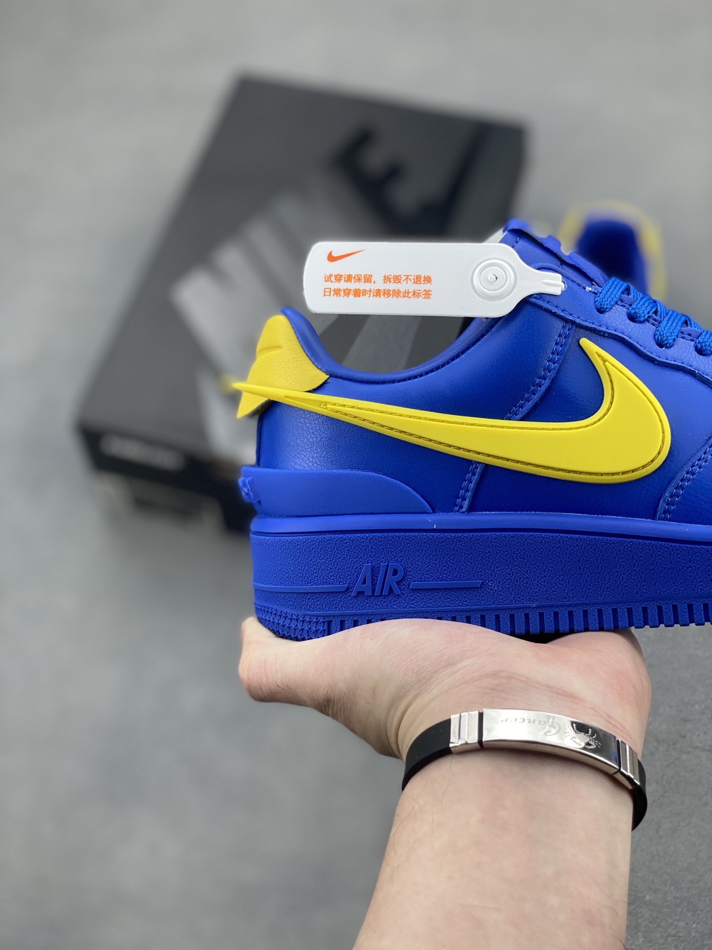 Nike Air Force 1 Low x AMBUSH Blue Yellow Sneakers with Original Box 6 i1746905832655 7614 0 4