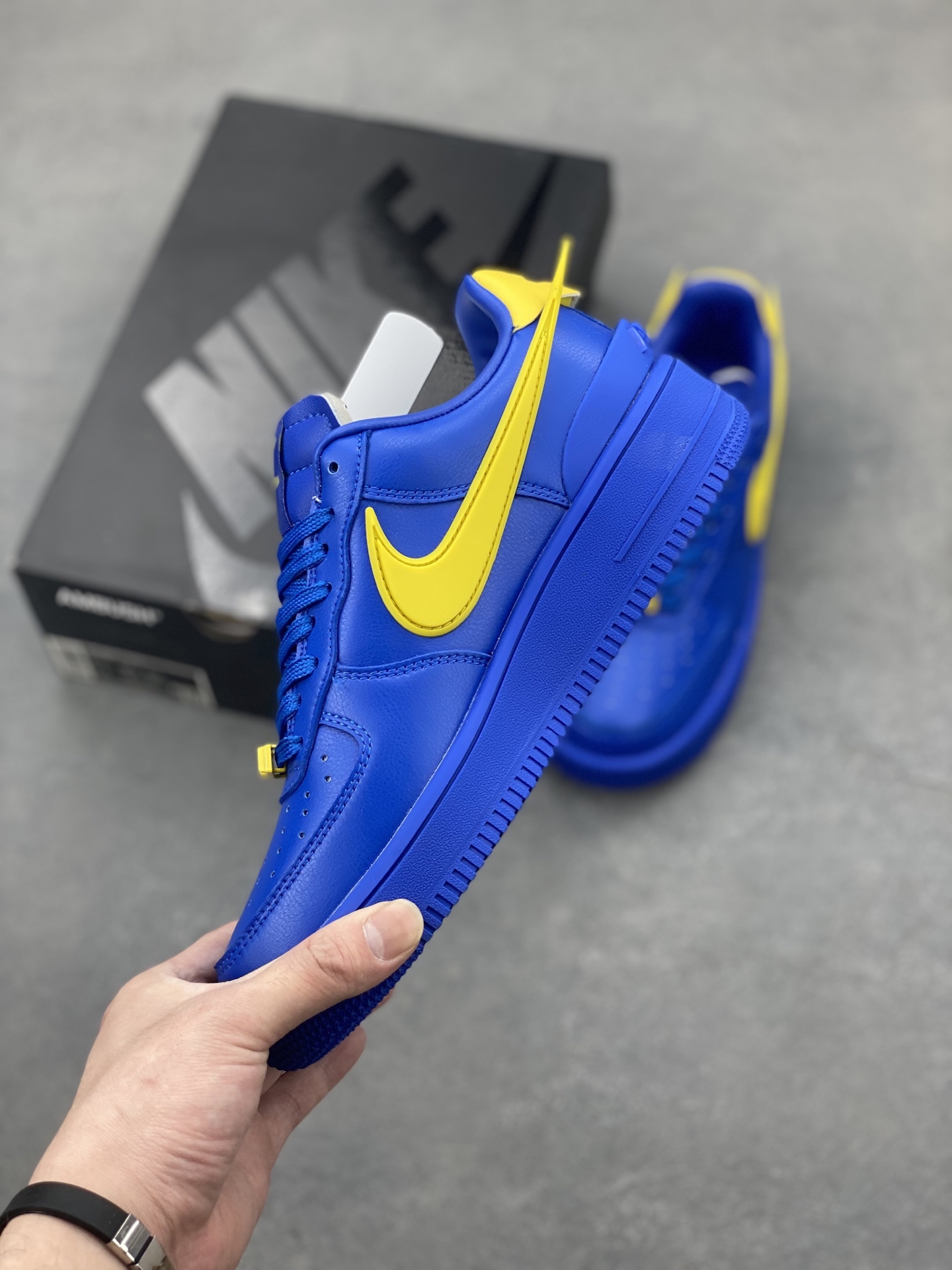 Nike Air Force 1 Low x AMBUSH Blue Yellow Sneakers with Original Box 4 i1746905832845 499 0 2