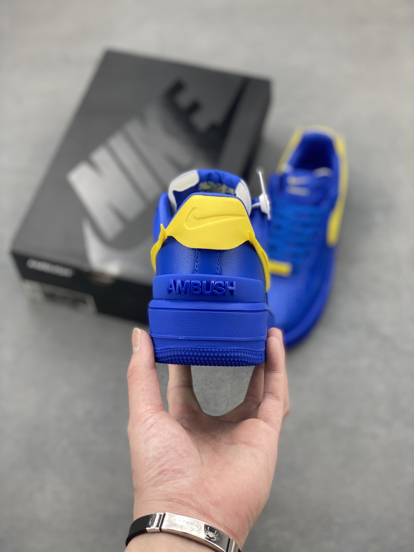 Nike Air Force 1 Low x AMBUSH Blue Yellow Sneakers with Original Box 5 i1746905832894 6402 0 3