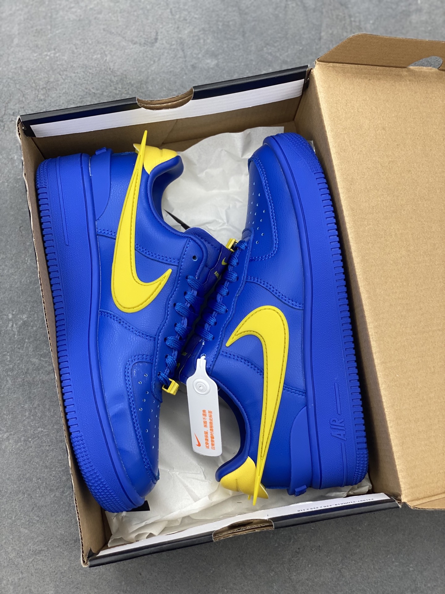 Nike Air Force 1 Low x AMBUSH Blue Yellow Sneakers with Original Box 10 i1746905846640 6885 0 8