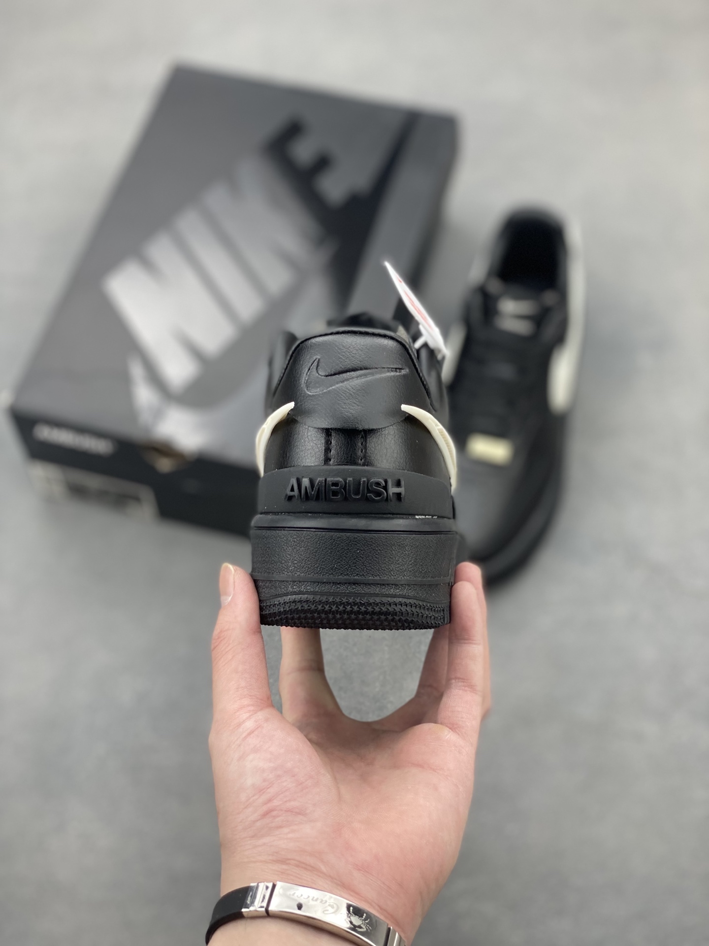 Nike Air Force 1 Low AMBUSH Black Sneakers with Original Box & Detailing 5 i1746905968582 4302 0 3