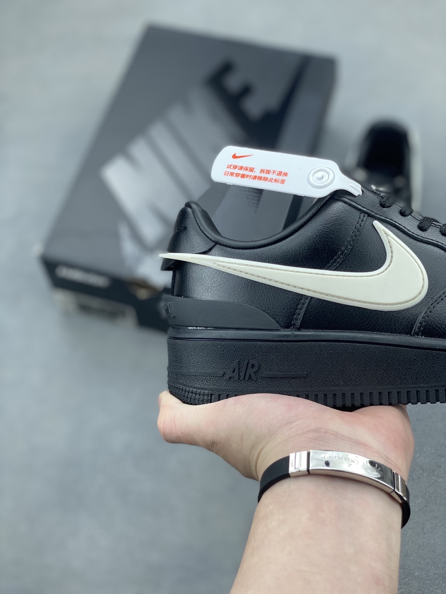 Nike Air Force 1 Low AMBUSH Black Sneakers with Original Box & Detailing 6 i1746905981350 2987 0 4