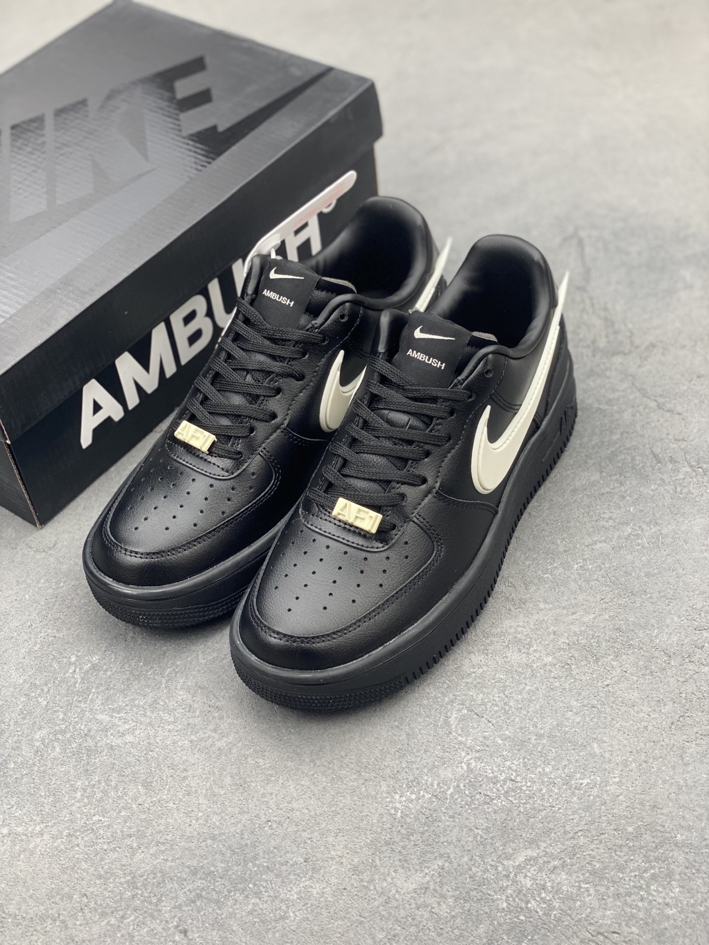 Nike Air Force 1 Low AMBUSH Black Sneakers with Original Box & Detailing 9 i1746905992274 7675 0 7