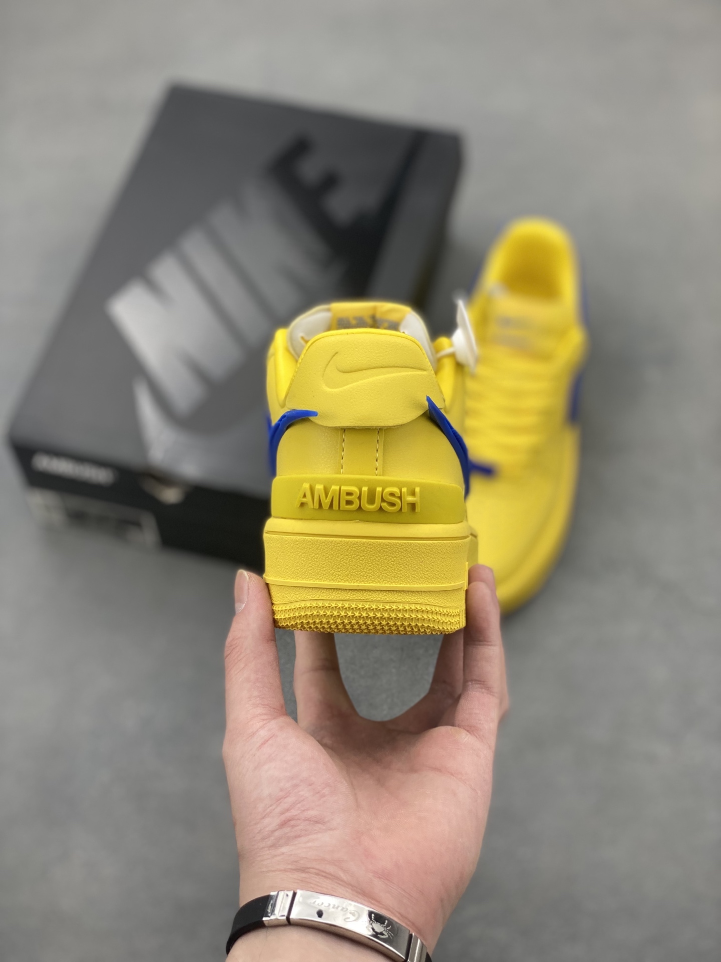 Nike Air Force 1 Low x AMBUSH Yellow Blue Sneakers with Air Cushion Sole 5 i1746906062582 3929 0 3