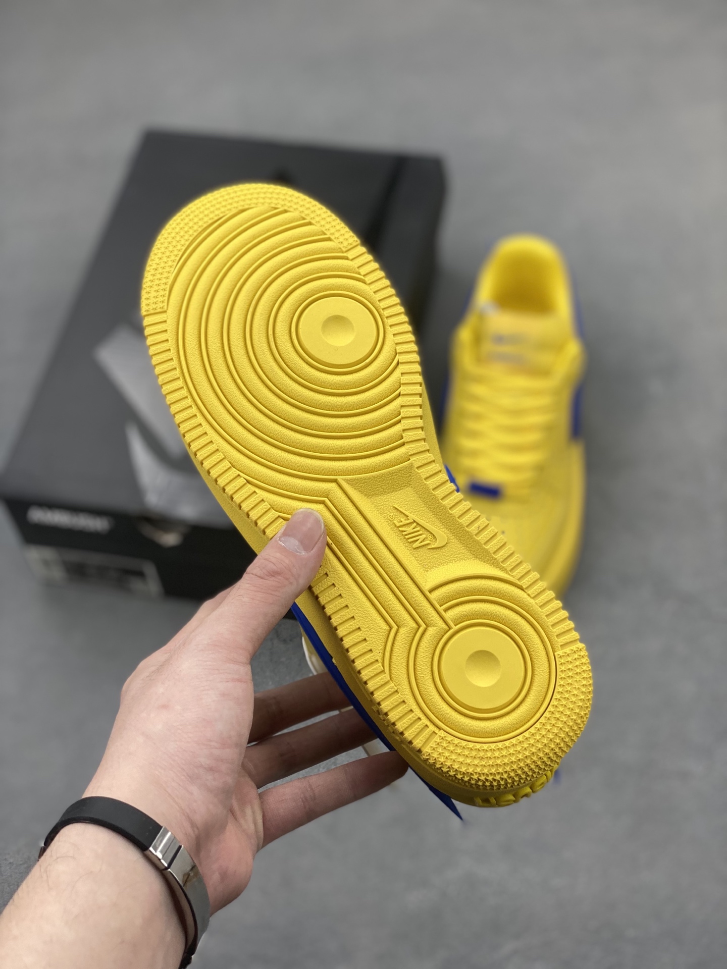 Nike Air Force 1 Low x AMBUSH Yellow Blue Sneakers with Air Cushion Sole 7 i1746906075741 3934 0 5