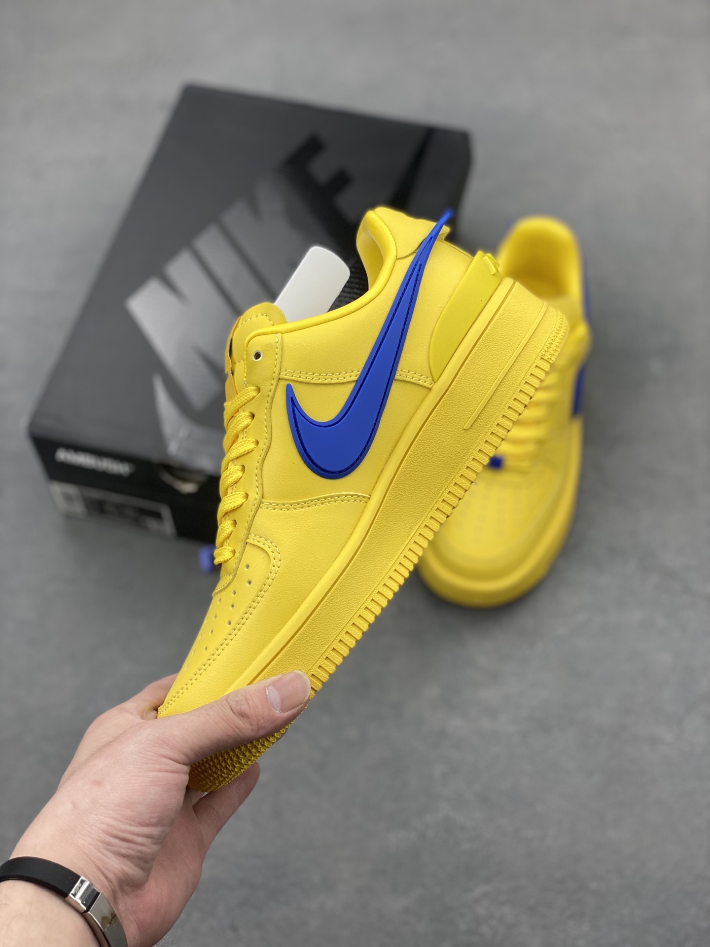 Nike Air Force 1 Low x AMBUSH Yellow Blue Sneakers with Air Cushion Sole 4 i1746906075757 8442 0 2