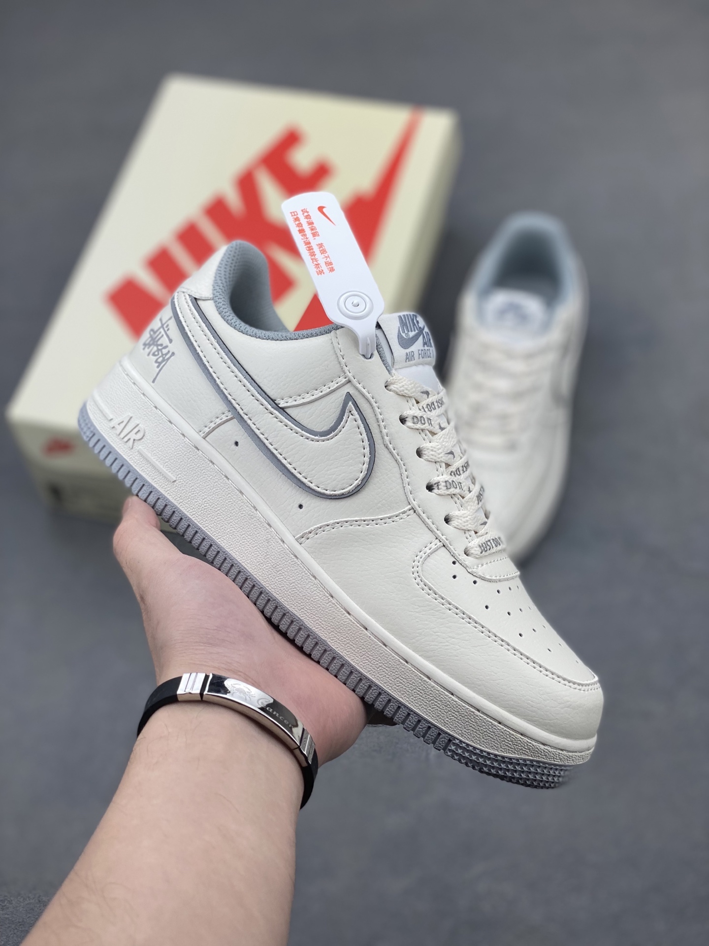 Stussy x Nike Air Force 1 Low, Reflective Casual Sneakers 2 i1746993262897 2708 0 0