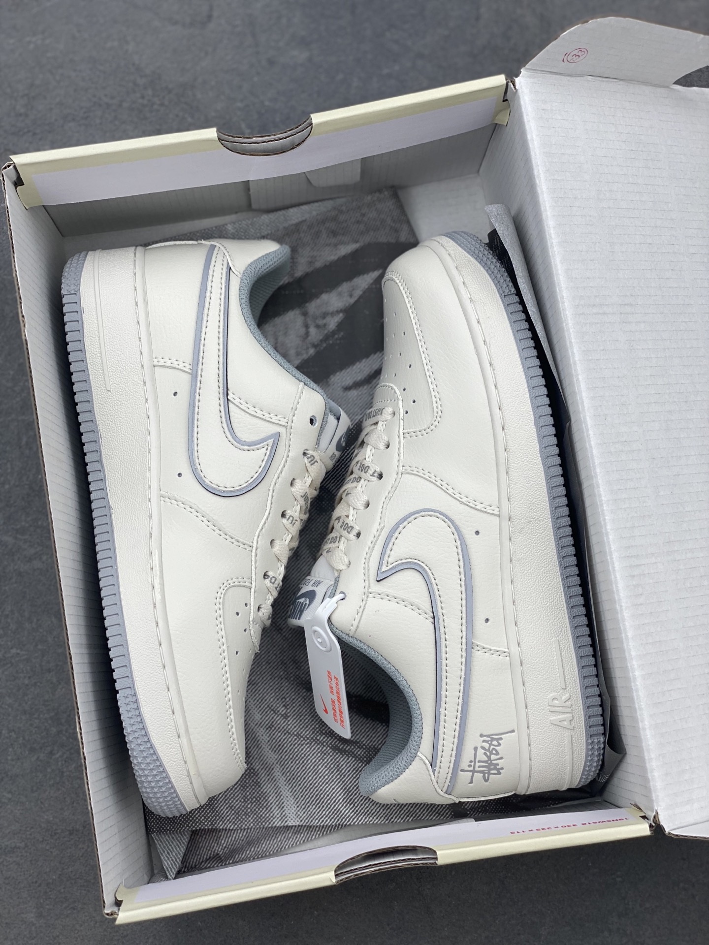 Stussy x Nike Air Force 1 Low, Reflective Casual Sneakers 10 i1746993268108 8026 0 8