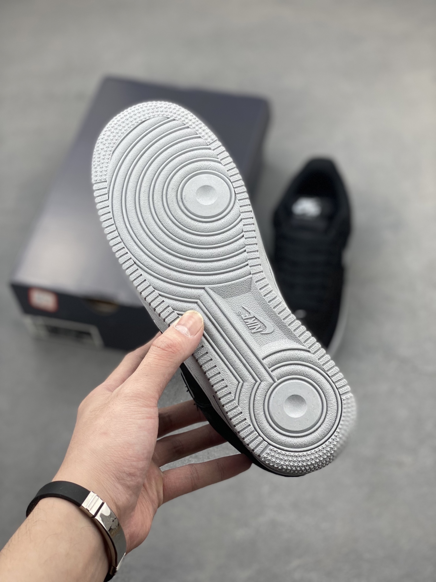 Stussy x Nike Air Force 1 Low Black Reflective Casual Shoes HQ3827-002 7 i1746993367158 6750 0 5