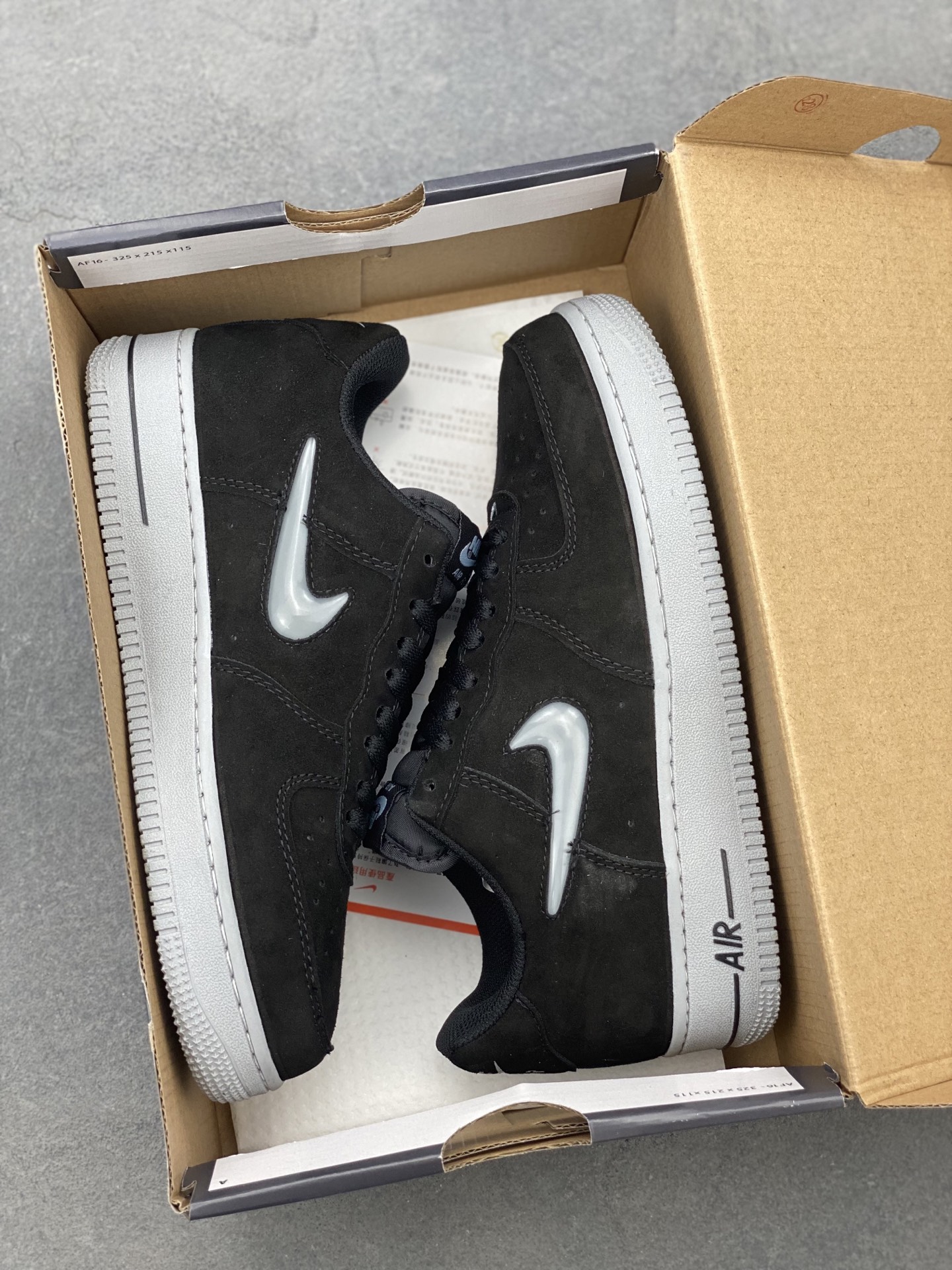 Stussy x Nike Air Force 1 Low Black Reflective Casual Shoes HQ3827-002 10 i1746993367206 5489 0 8
