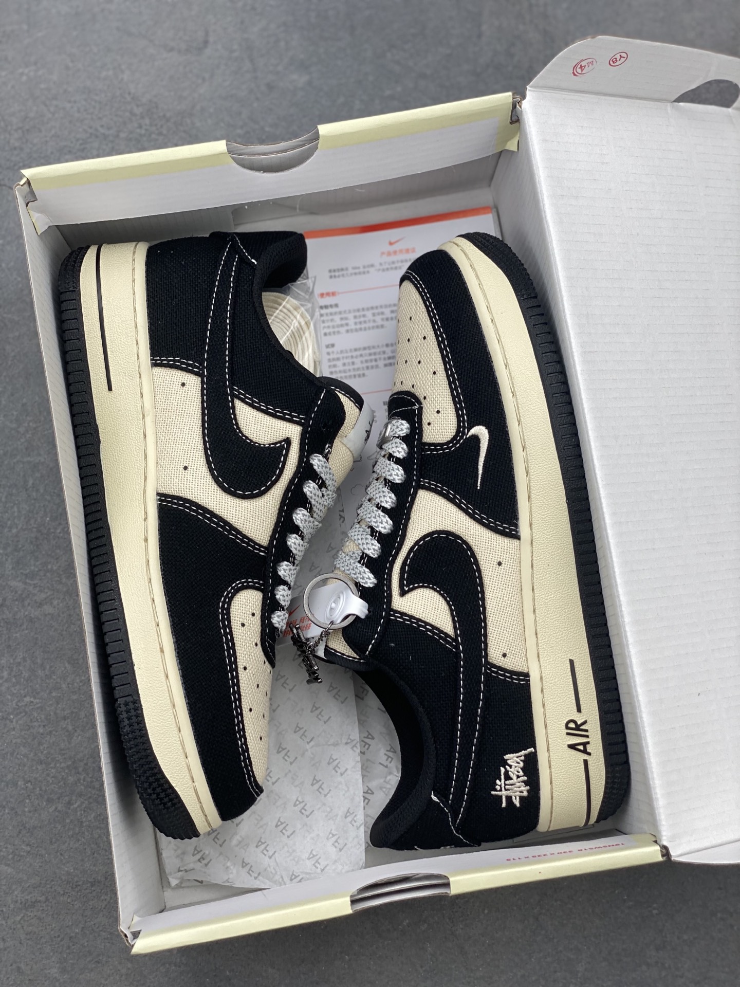 Nike Air Force 1 '07 Low Black/Cream Limited Edition Sneakers 10 i1746993799103 2168 0 8