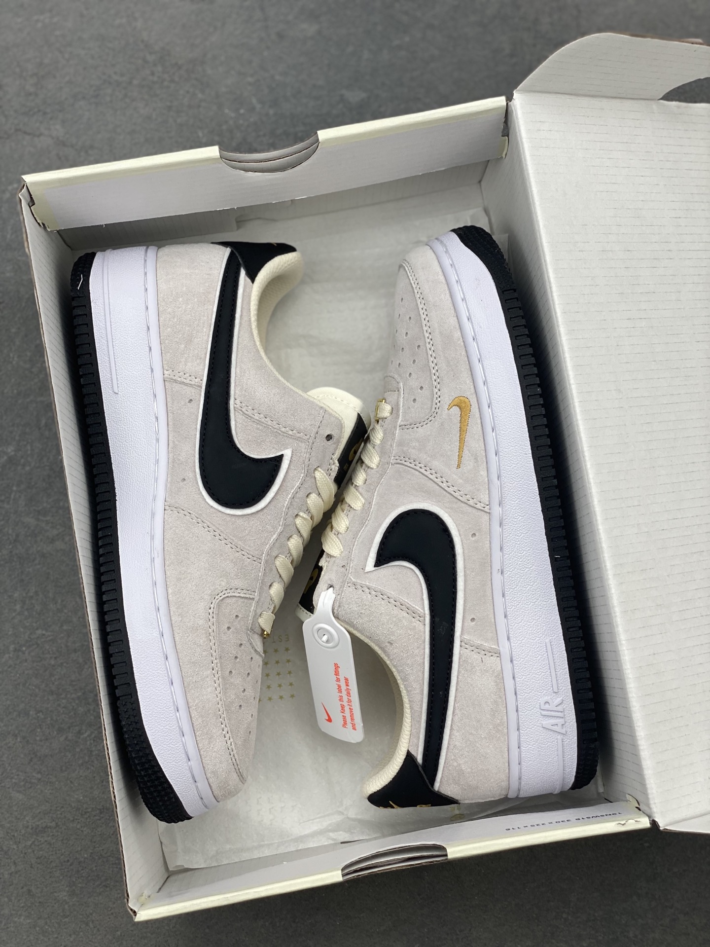 Nike Air Force 1 Low DQ6628-211, Suede Upper, Honeycomb Cushioning, Original Box 10 i1746993968953 8765 0 8