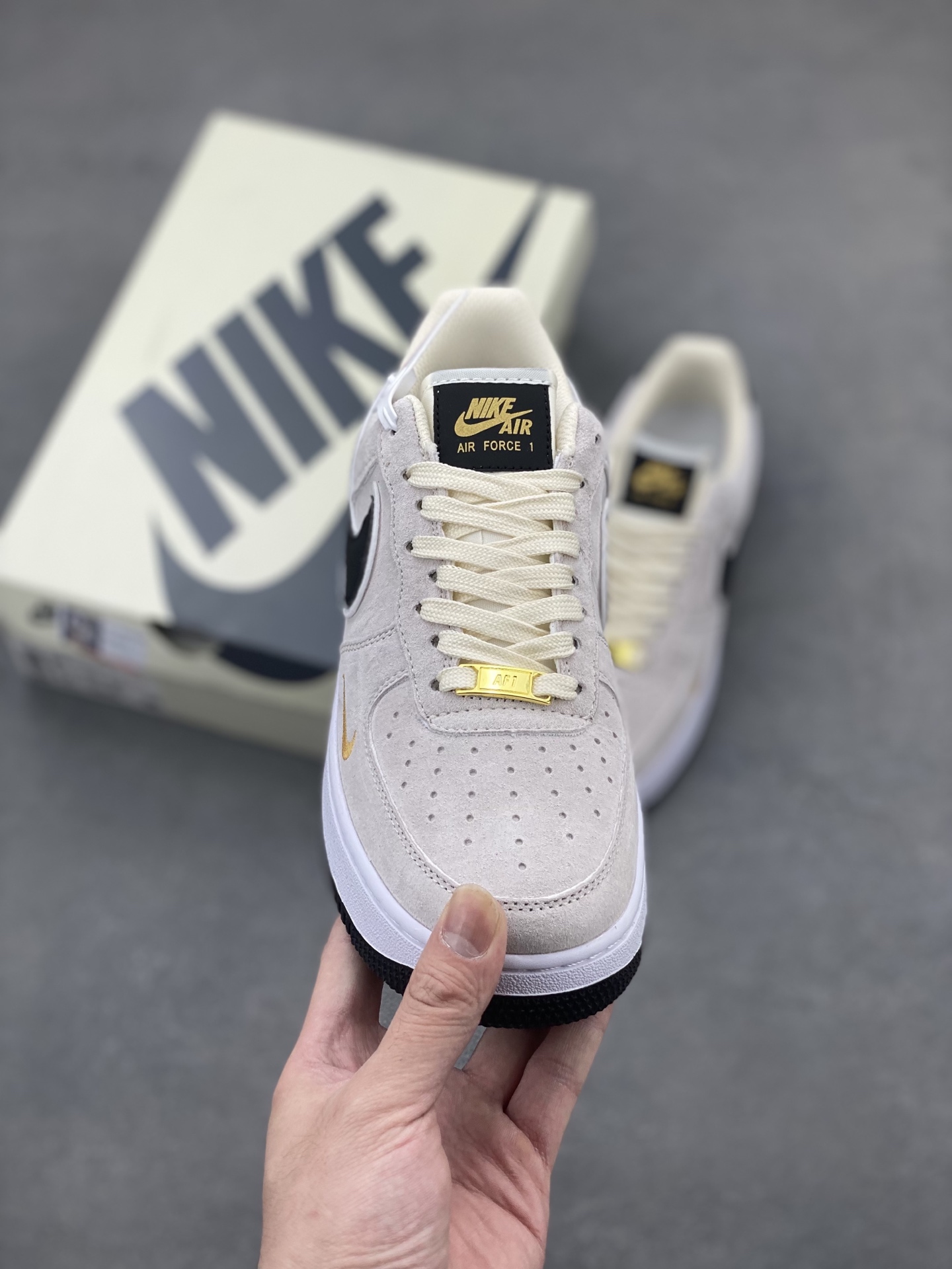 Nike Air Force 1 Low DQ6628-211, Suede Upper, Honeycomb Cushioning, Original Box 3 i1746993969584 8652 0 1