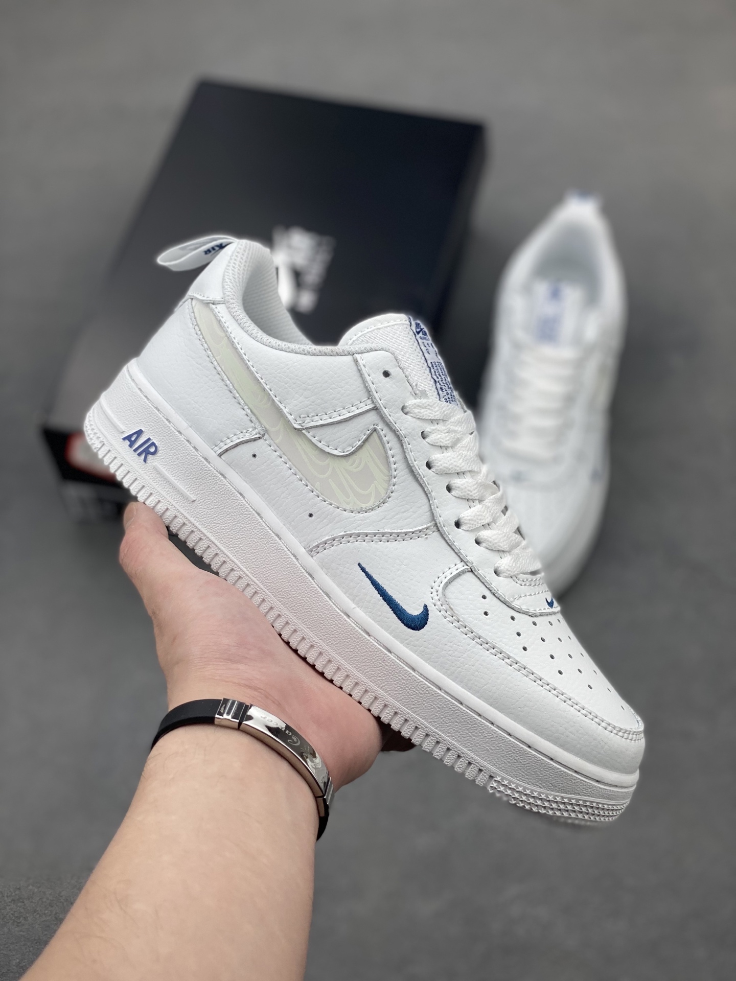 Nike Air Force 1 Low White/Blue FB8971-100 Classic Comfort & Style 2 i1747042701776 6109 0 0